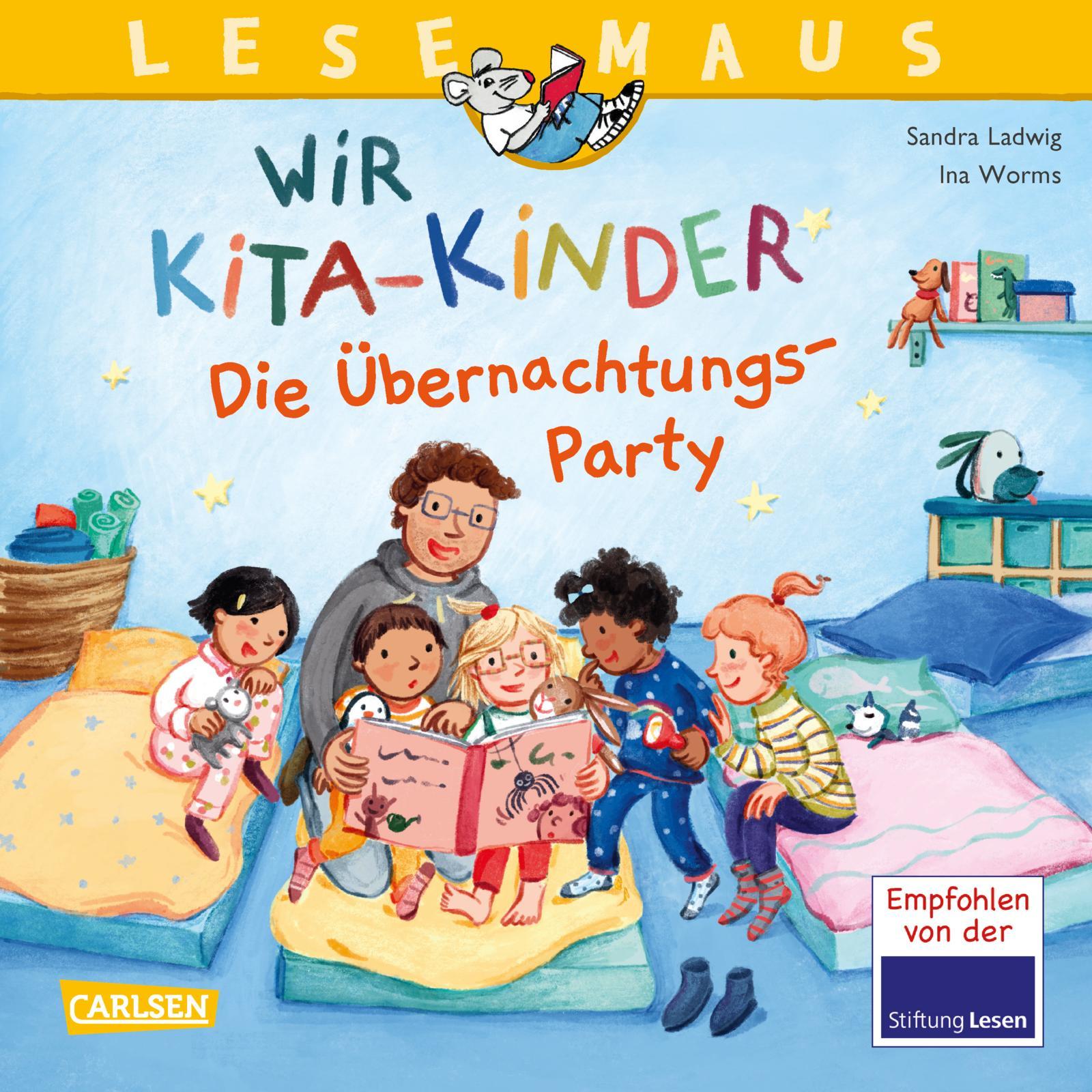 LESEMAUS 166: Wir KiTa-Kinder - Die Übernachtungs-Party