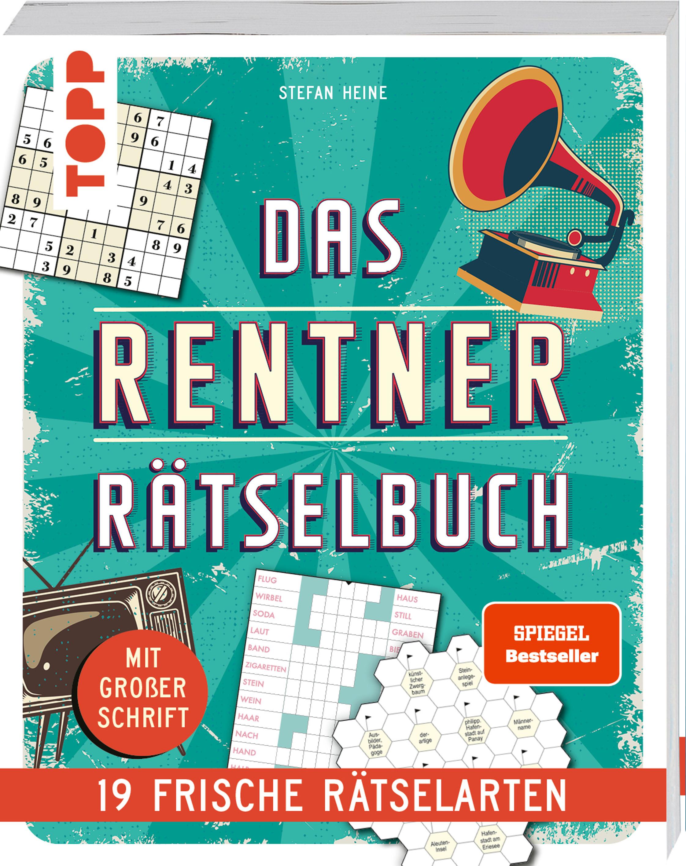 Das Rentner-Rätselbuch - 19 frische Rätselarten mit Nostalgie-Effekt.