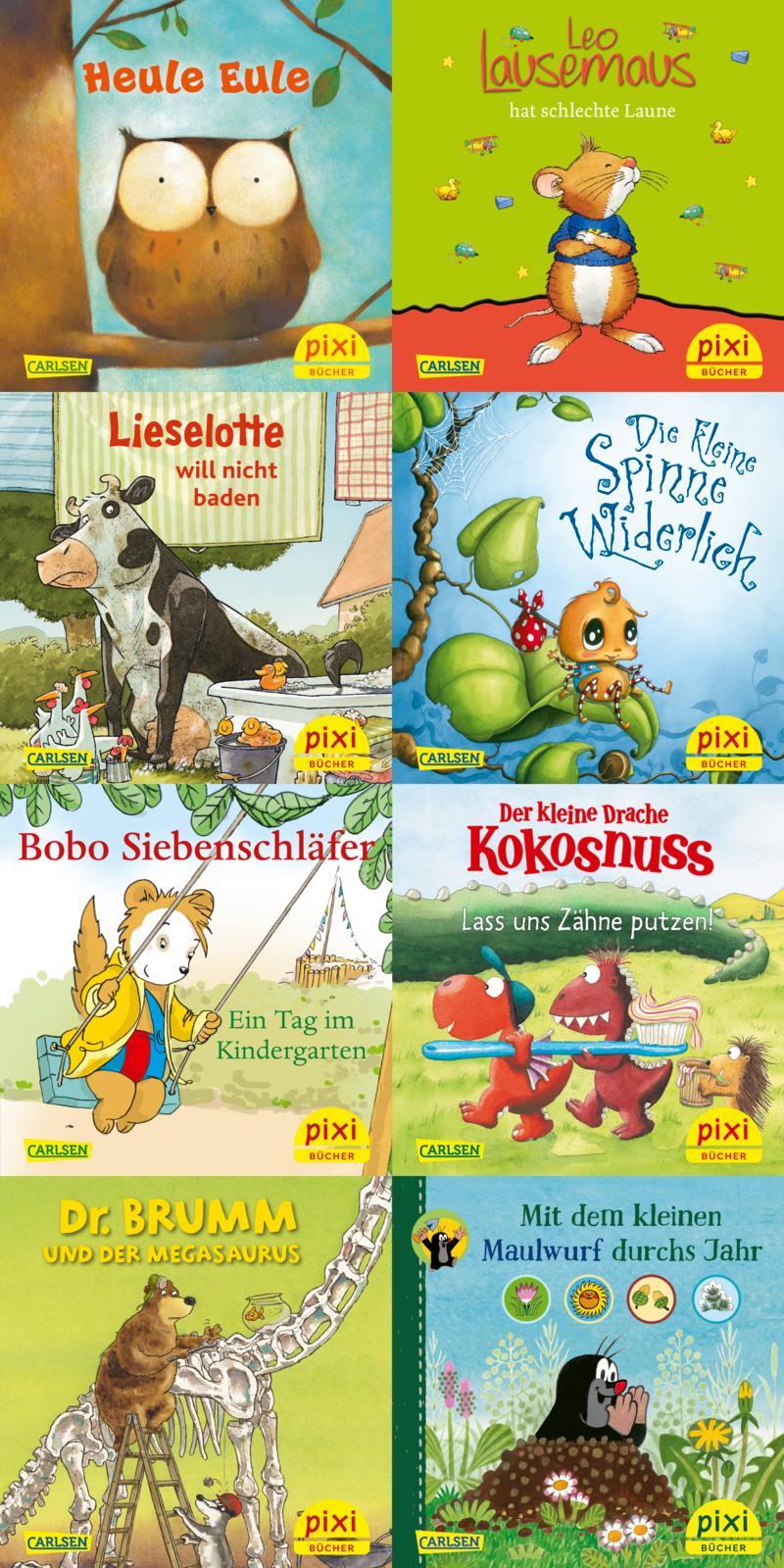 Pixi-8er-Set 297: Pixis liebste Kinderbuch-Helden (8x1 Exemplar)