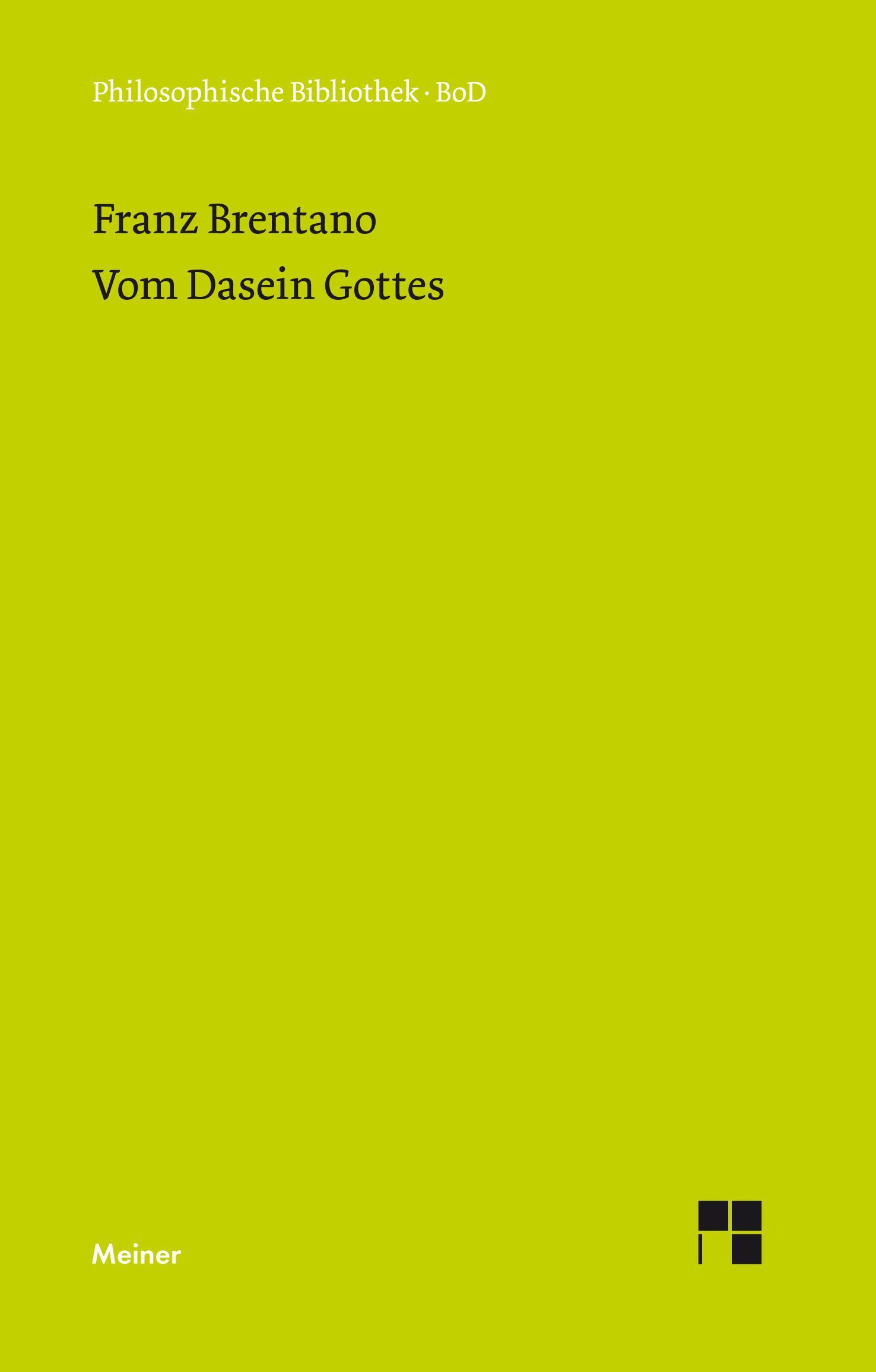 Vom Dasein Gottes