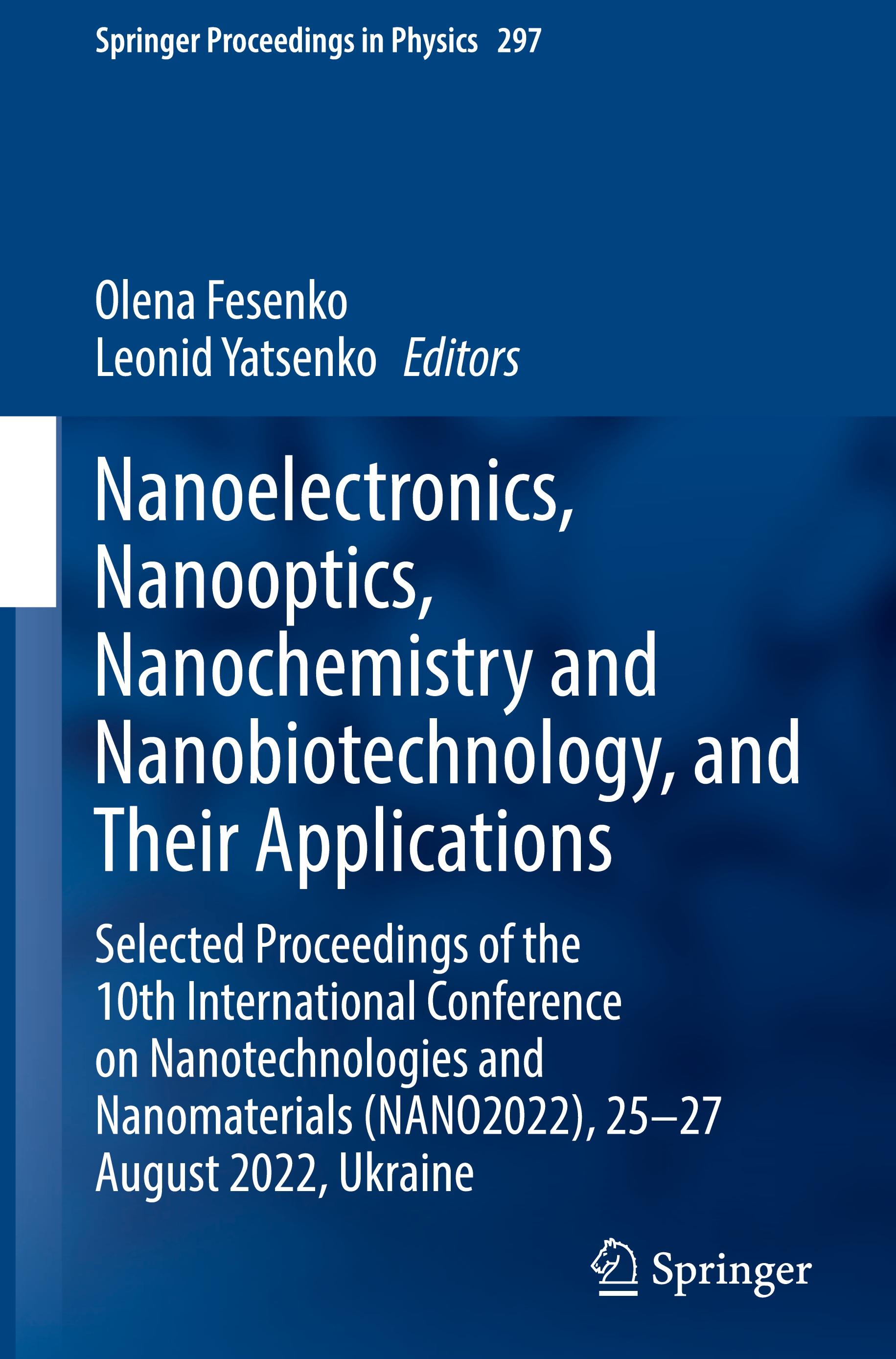 Nanoelectronics,  Nanooptics, Nanochemistry and Nanobiotechnology, and Their Applications