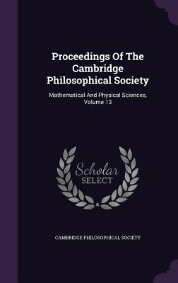 Proceedings Of The Cambridge Philosophical Society