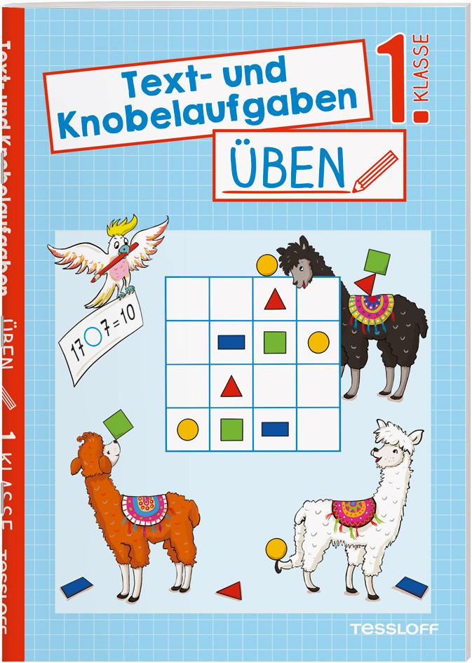 Text- und Knobelaufgaben üben. 1. Klasse