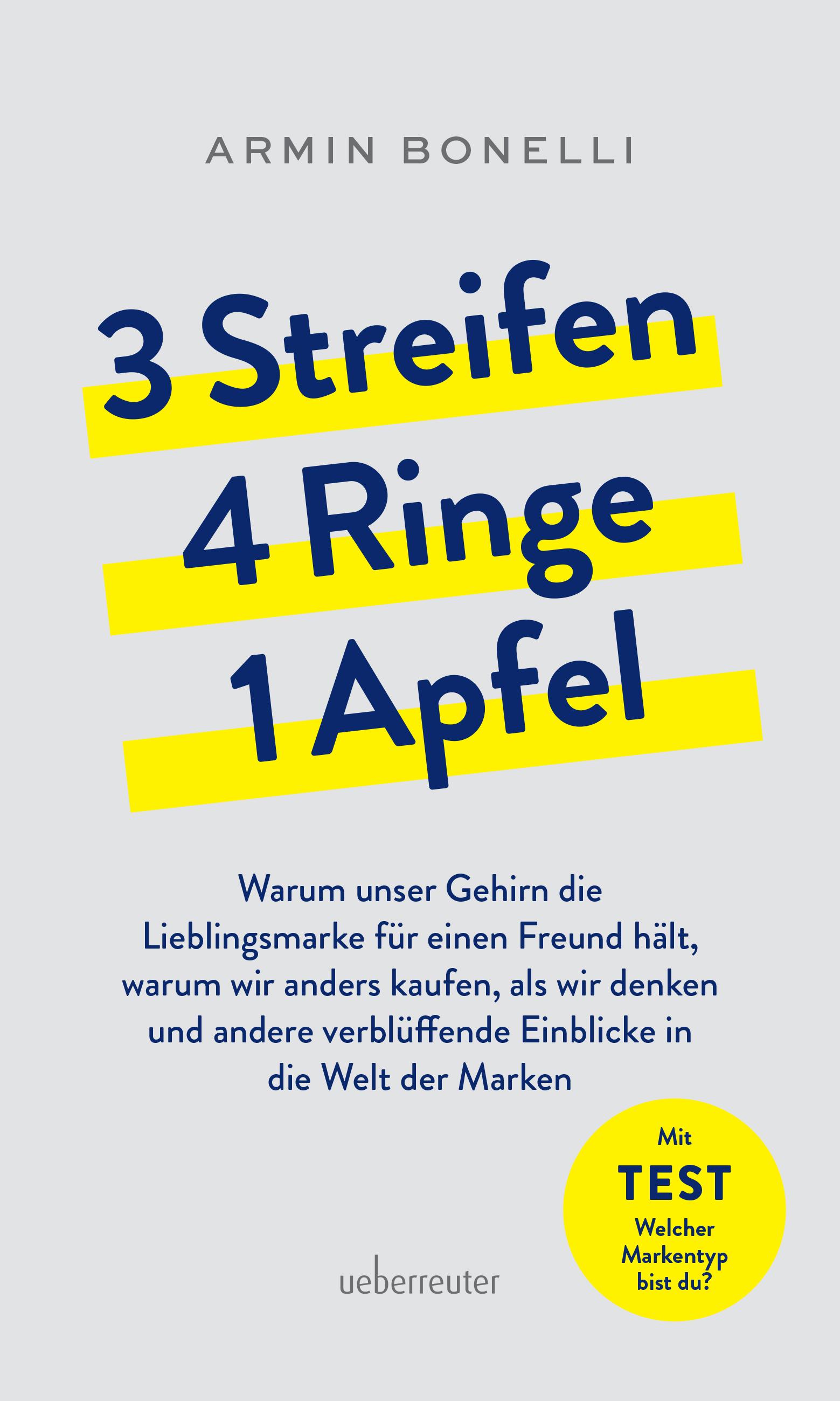 3 Streifen, 4 Ringe, 1 Apfel