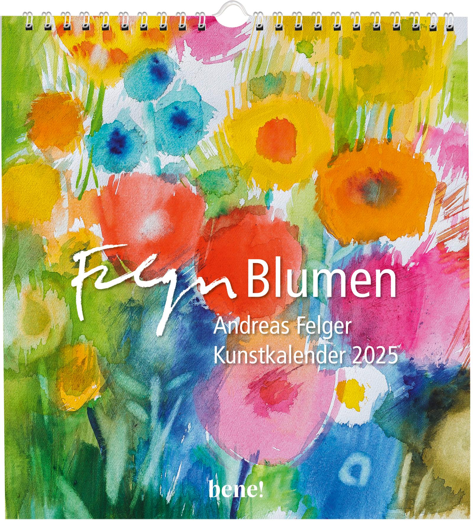 Wandkalender 2025: Blumen