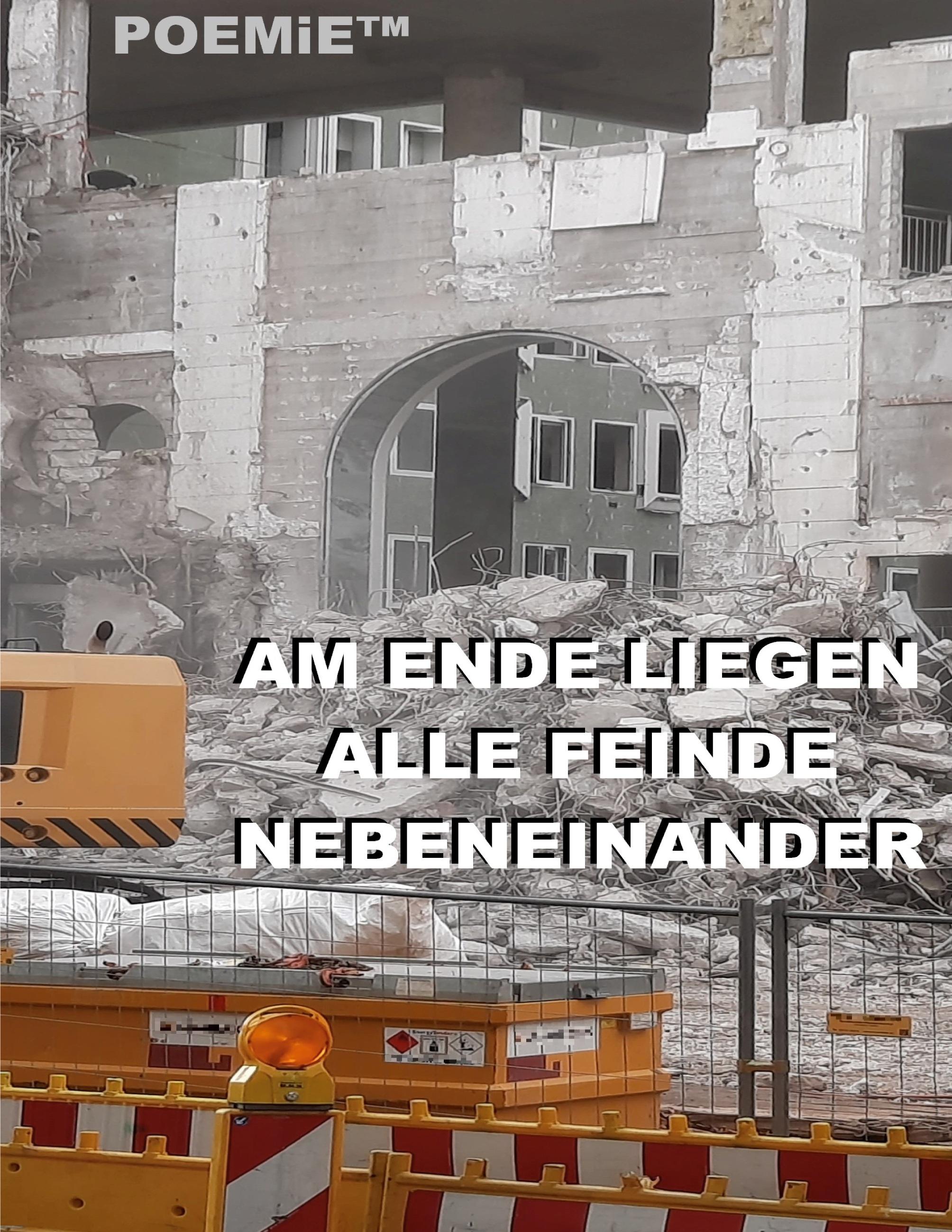 Am Ende liegen alle Feinde nebeneinander