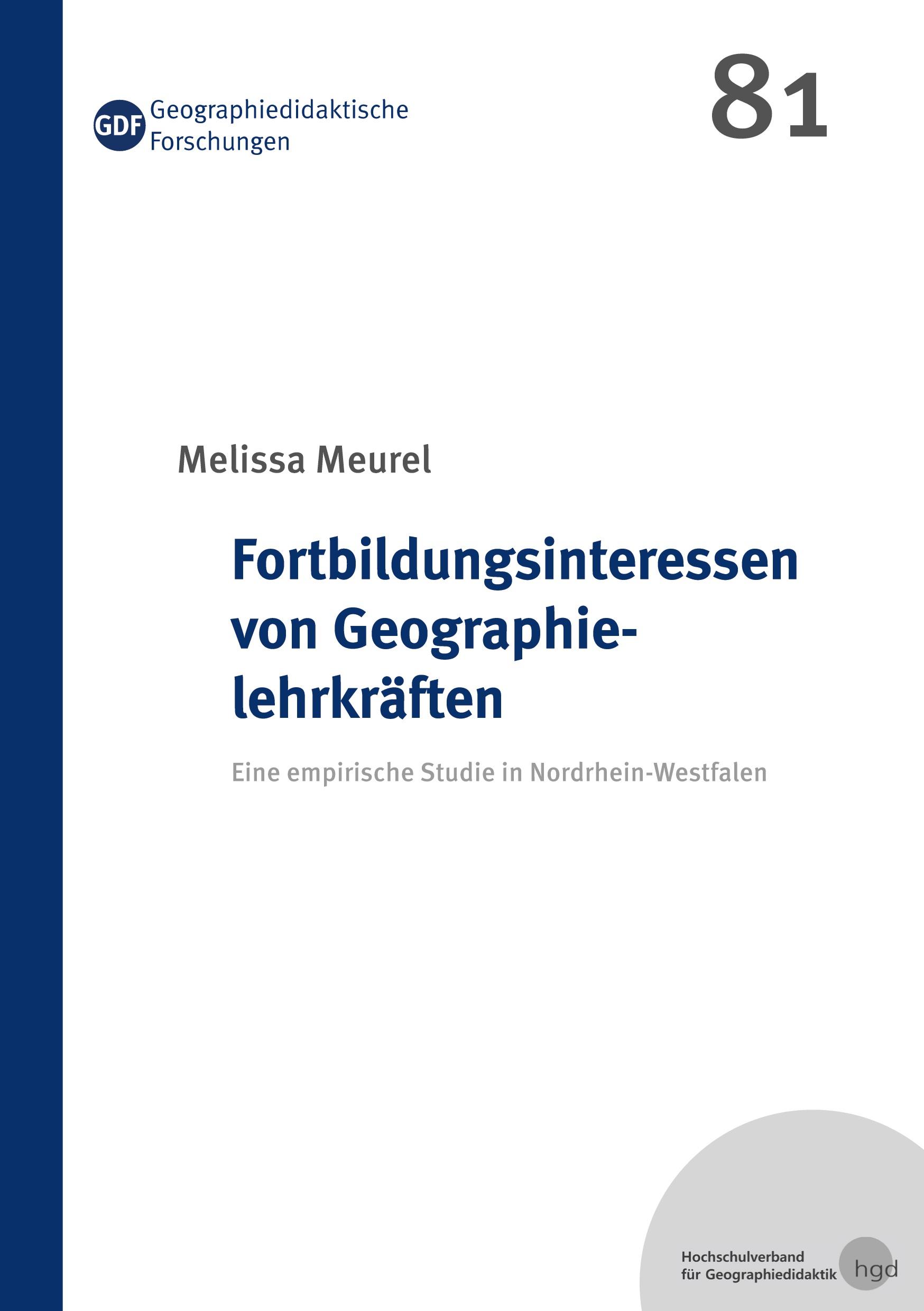 Fortbildungsinteressen von Geographielehrkräften