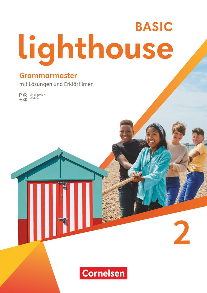 Lighthouse Band 2: 6. Schuljahr - Grammarmaster mit Lösungen und Erklärfilmen