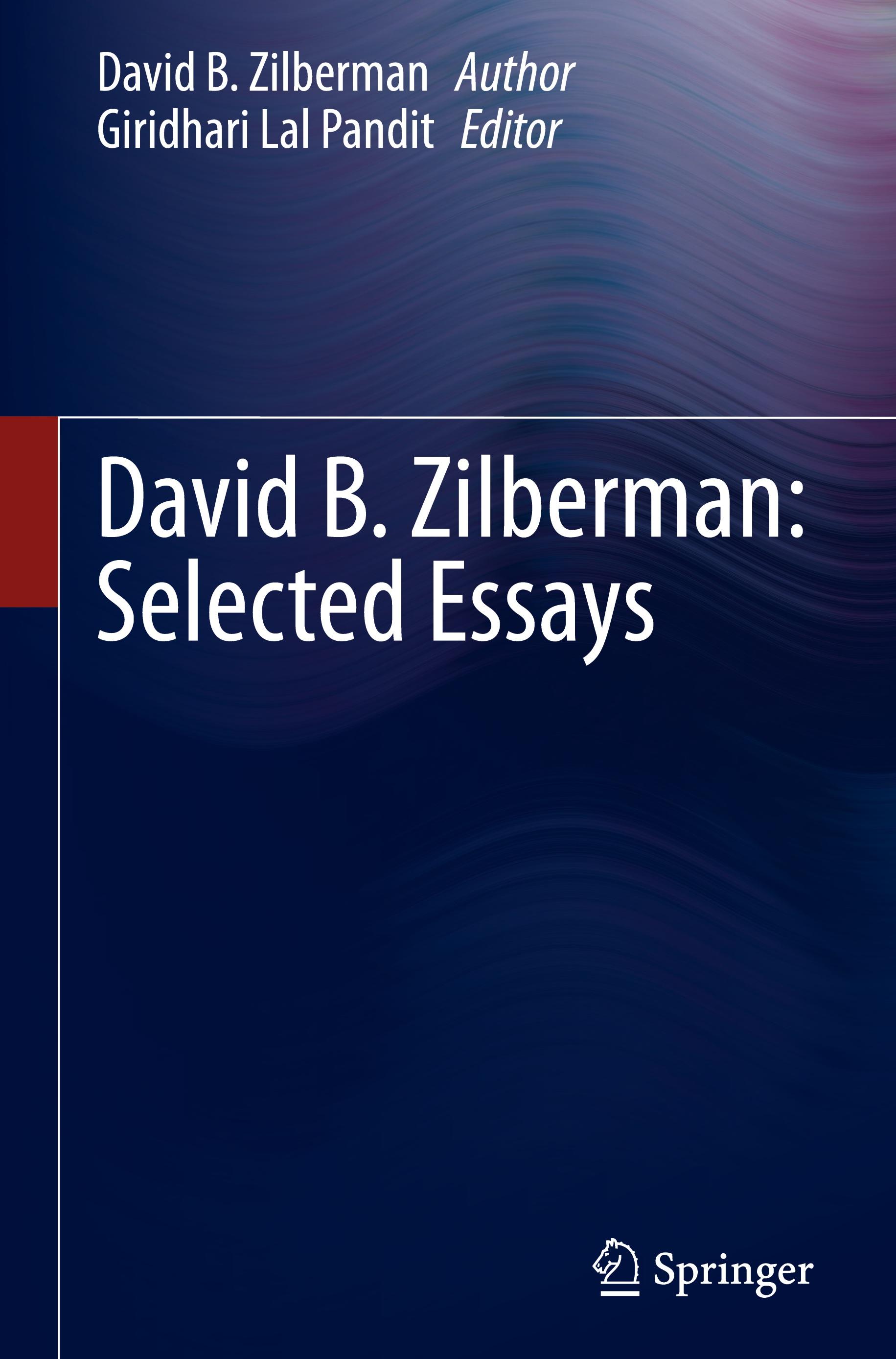 David B. Zilberman: Selected Essays