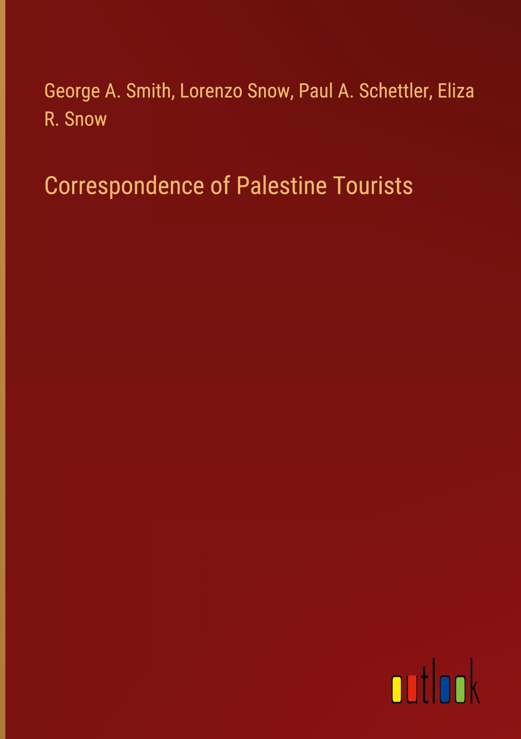 Correspondence of Palestine Tourists