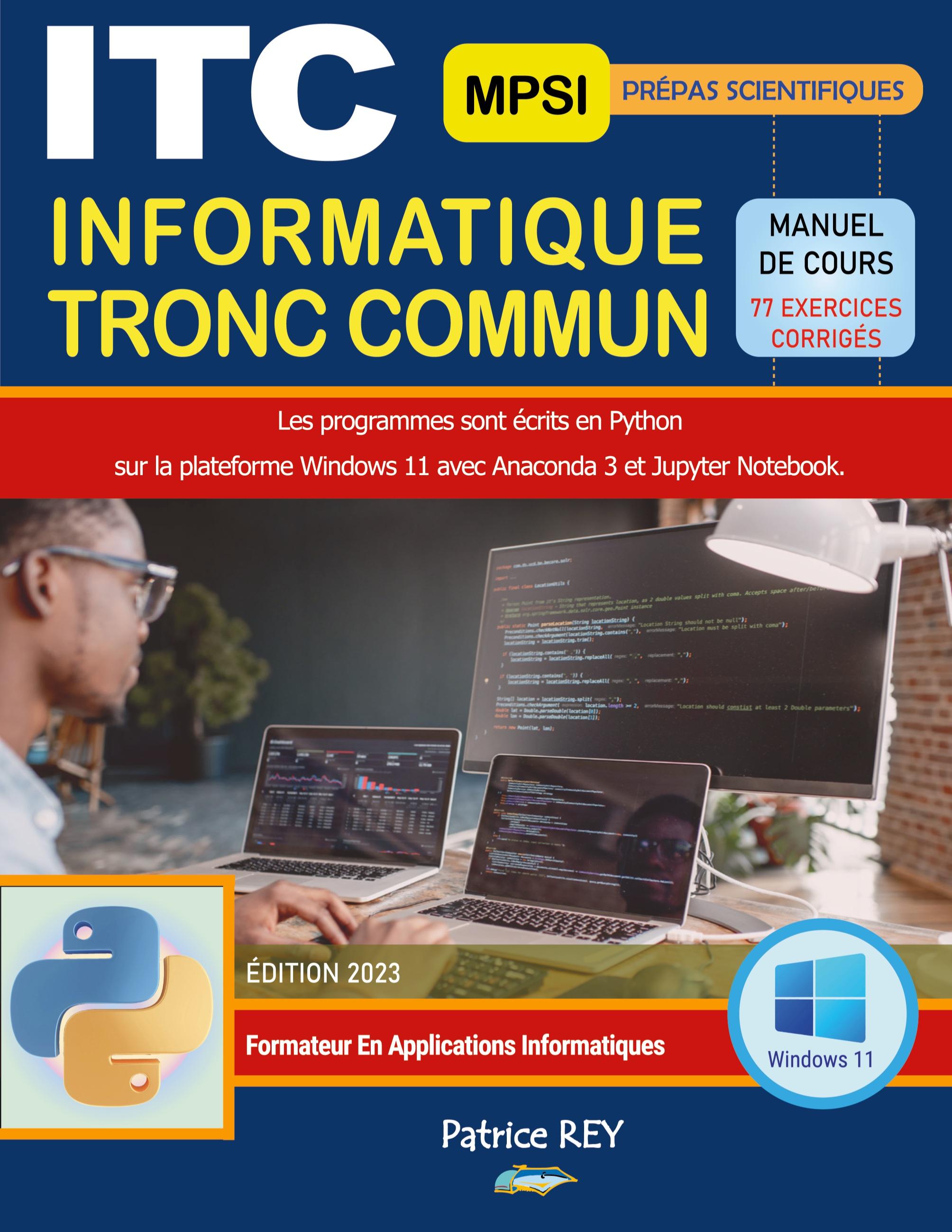 ITC informatique tronc commun Prepas MPSI