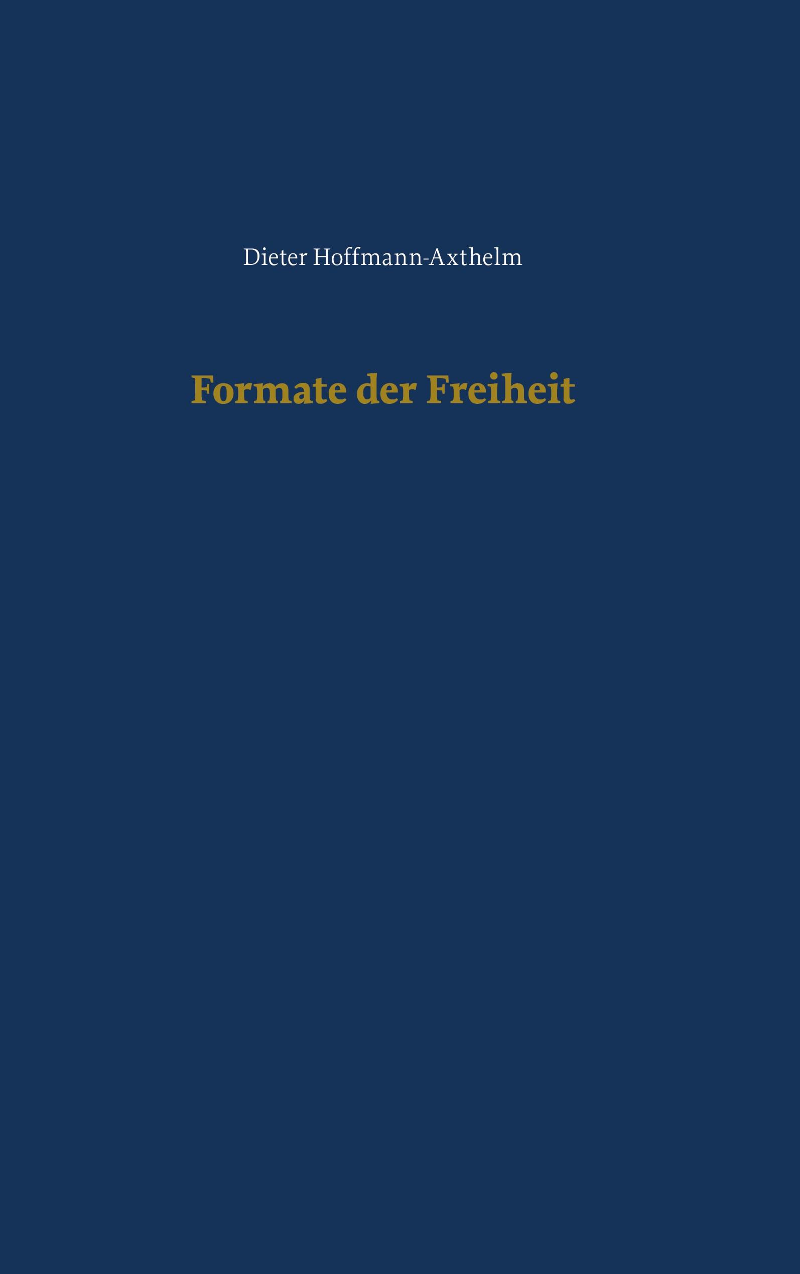 Formate der Freiheit