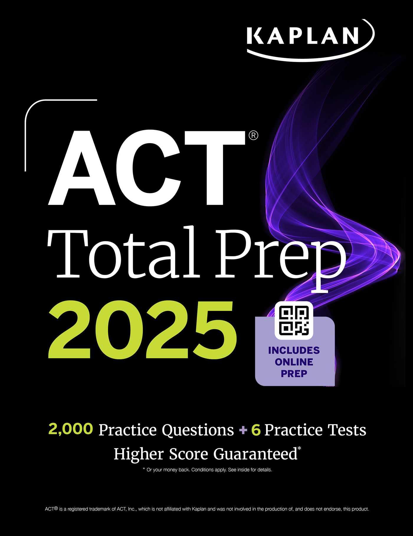 ACT Total Prep 2025: Includes 2,000+ Practice Questions + 6 Practice Tests