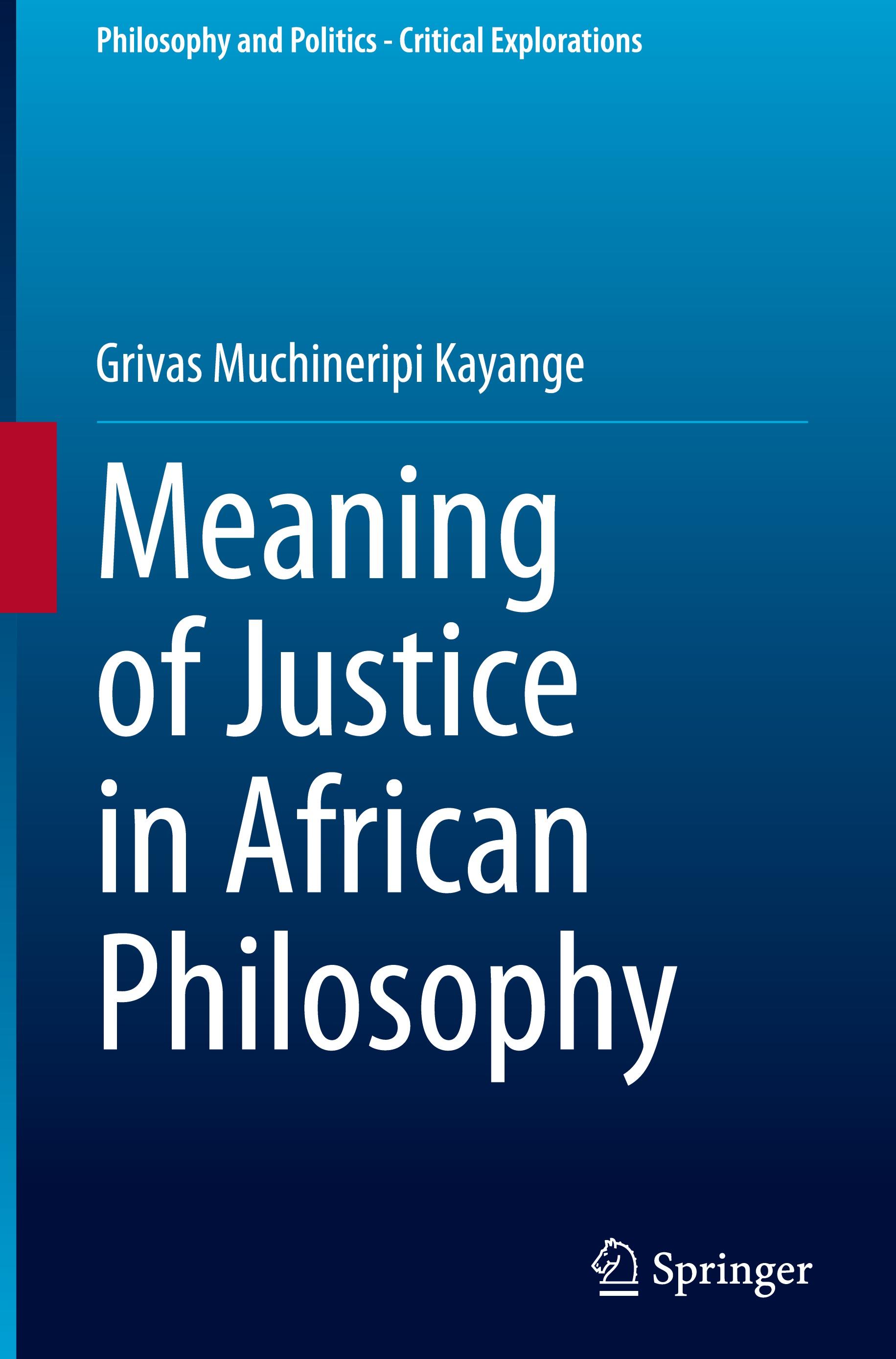 Meaning of Justice in African Philosophy