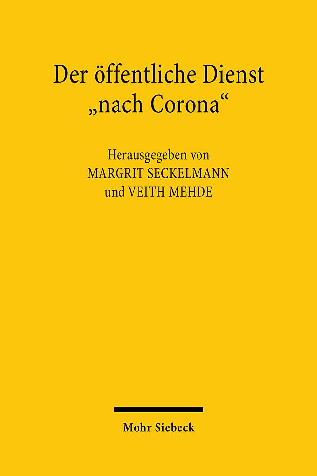 Der öffentliche Dienst "nach Corona"