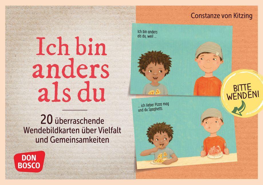 Ich bin anders als du - Ich bin wie du: 20 überraschende Wendebildkarten über Vielfalt und Gemeinsamkeiten