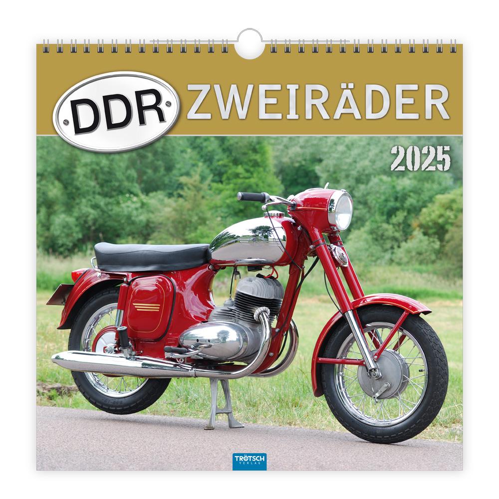 Trötsch Technikkalender DDR-Zweiräder 2025