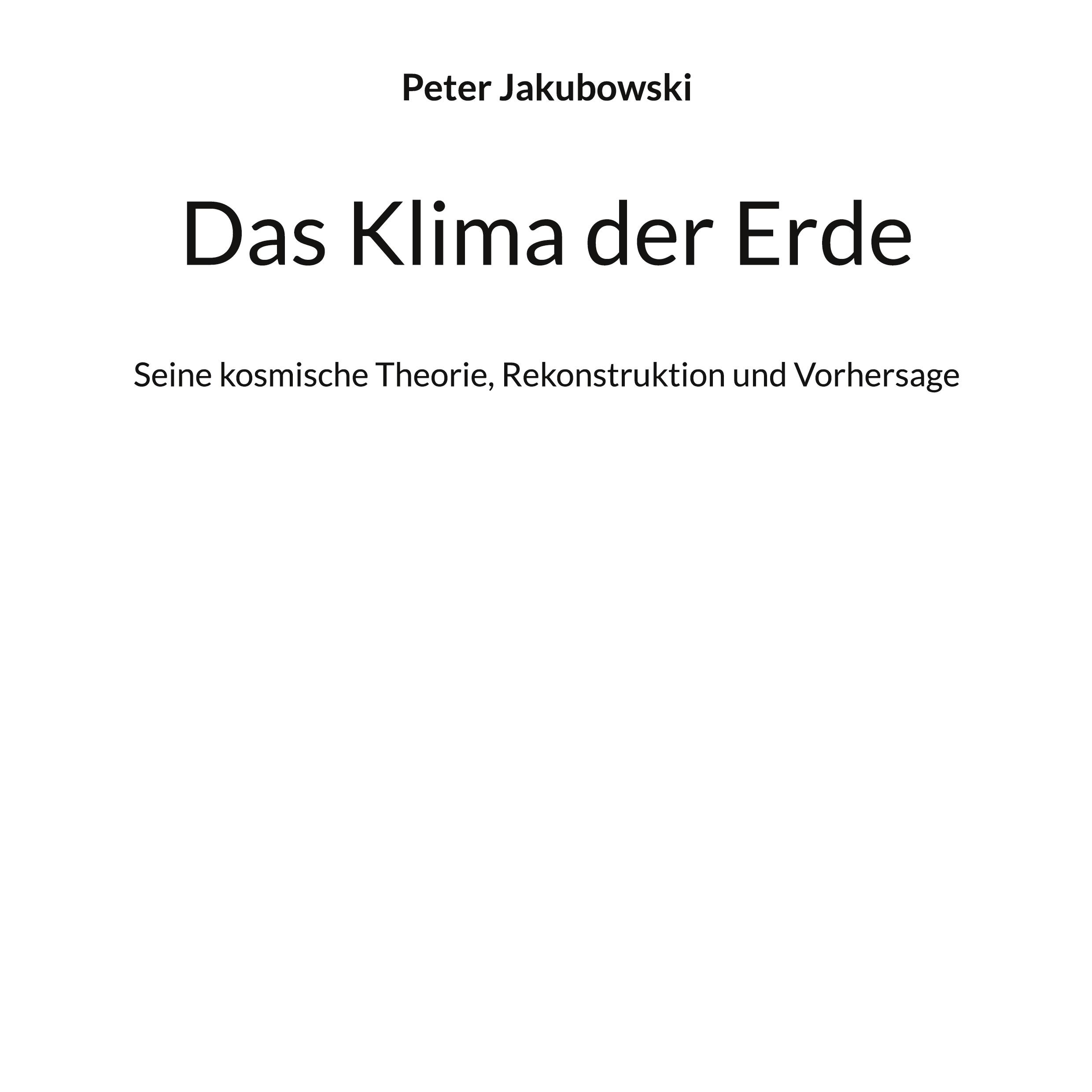 Das Klima der Erde