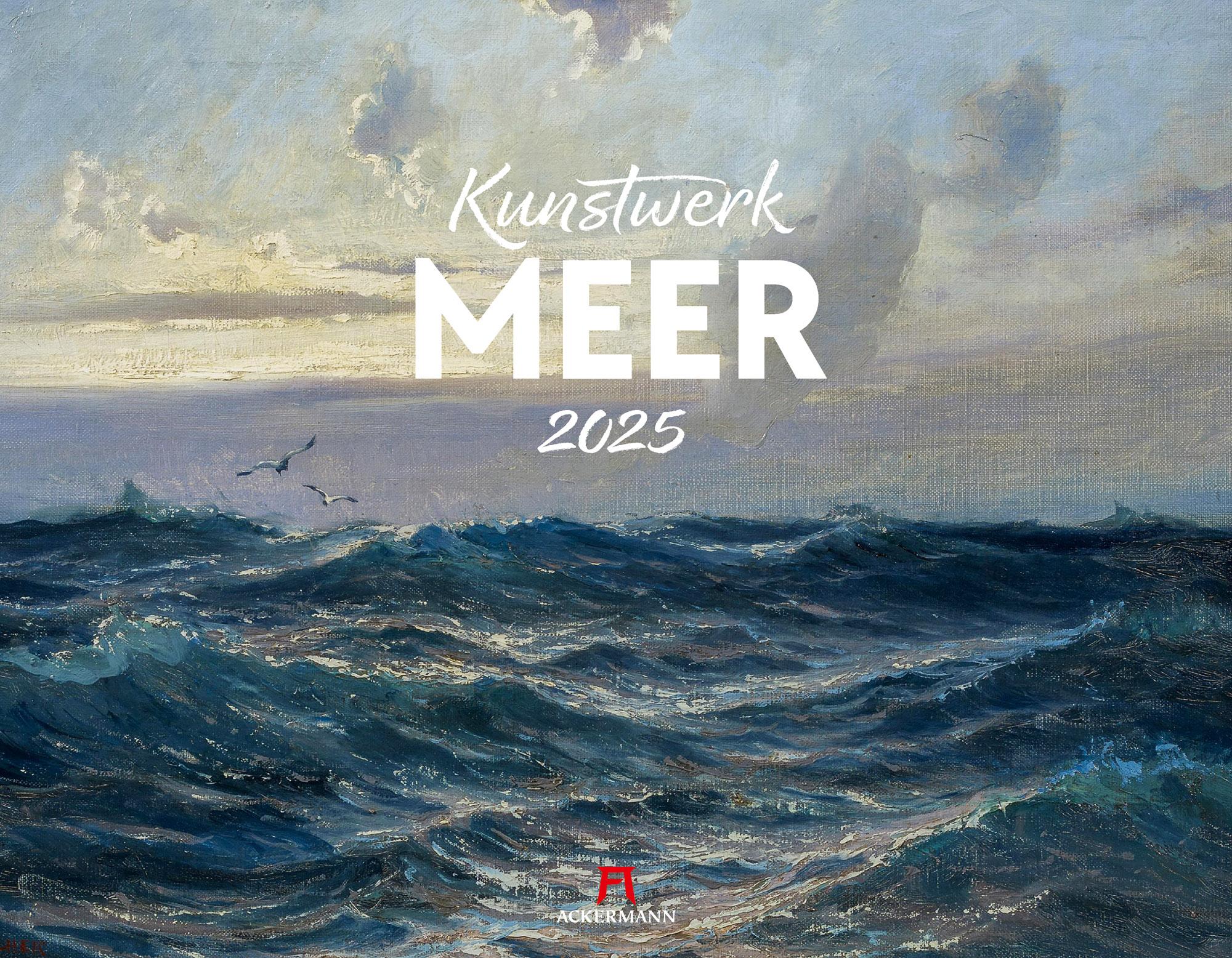 Kunstwerk Meer Kalender 2025