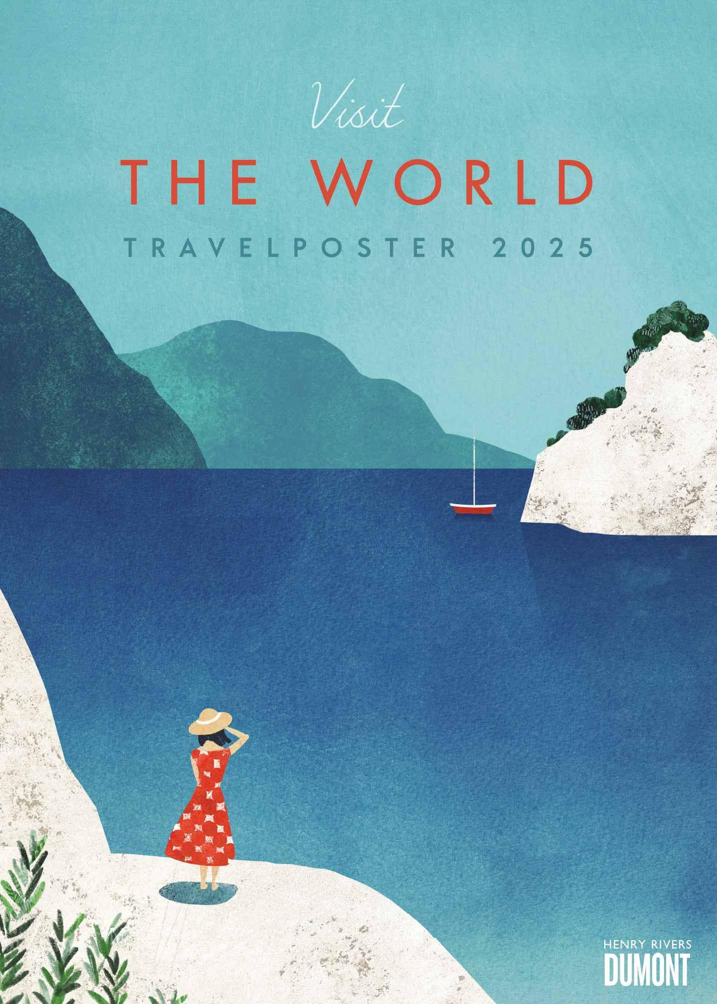 Travelposter 2025 - Reiseplakate-Kalender von DUMONT- Wand-Kalender - Poster-Format 50 x 70 cm