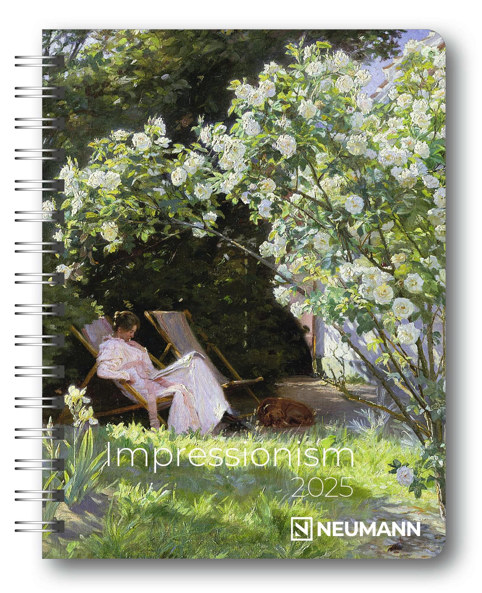 Impressionism 2025 - Diary - Buchkalender - Taschenkalender - Kunstkalender - 16,5x21,6