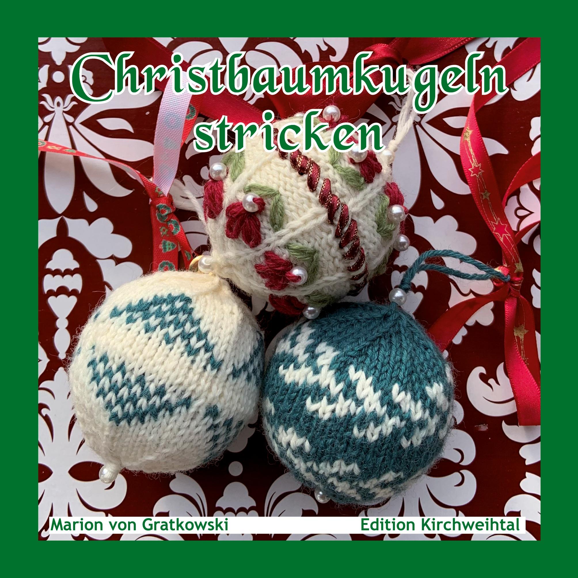 Christbaumkugeln stricken