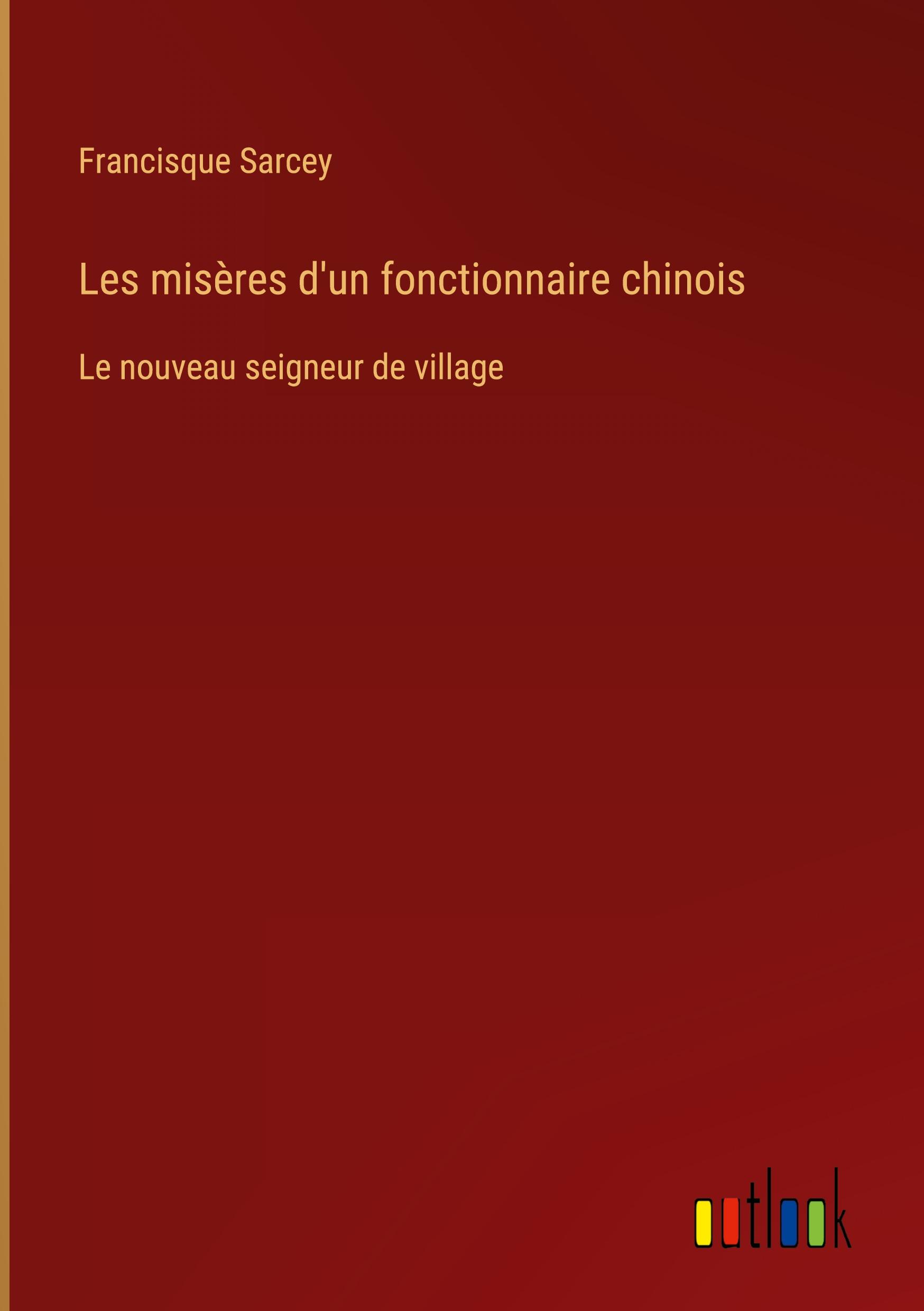 Les misères d'un fonctionnaire chinois