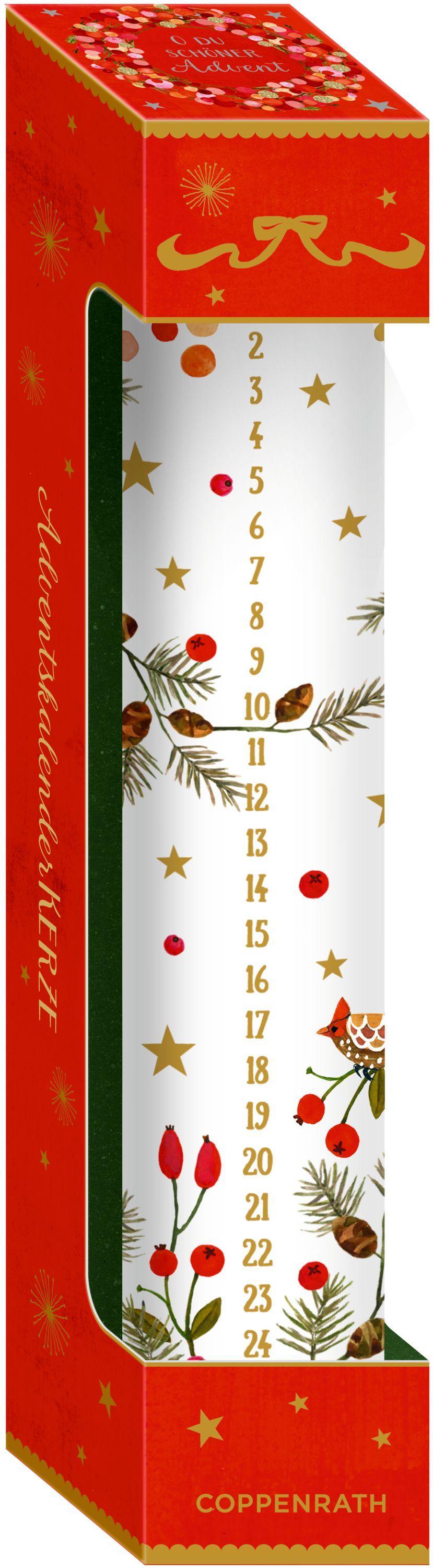 Adventskalender-Kerze - O du schöner Advent!