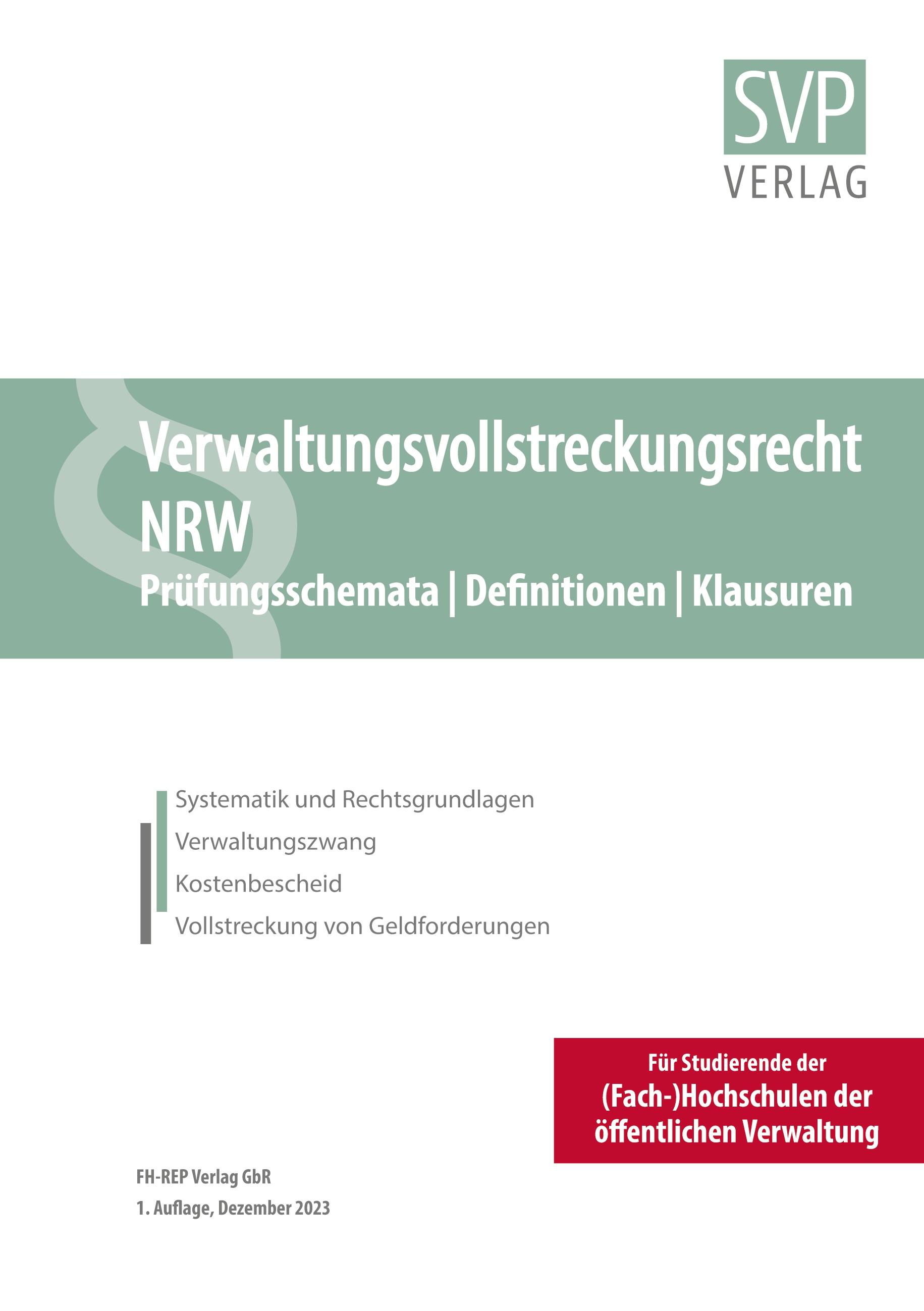 Verwaltungsvollstreckungsrecht NRW