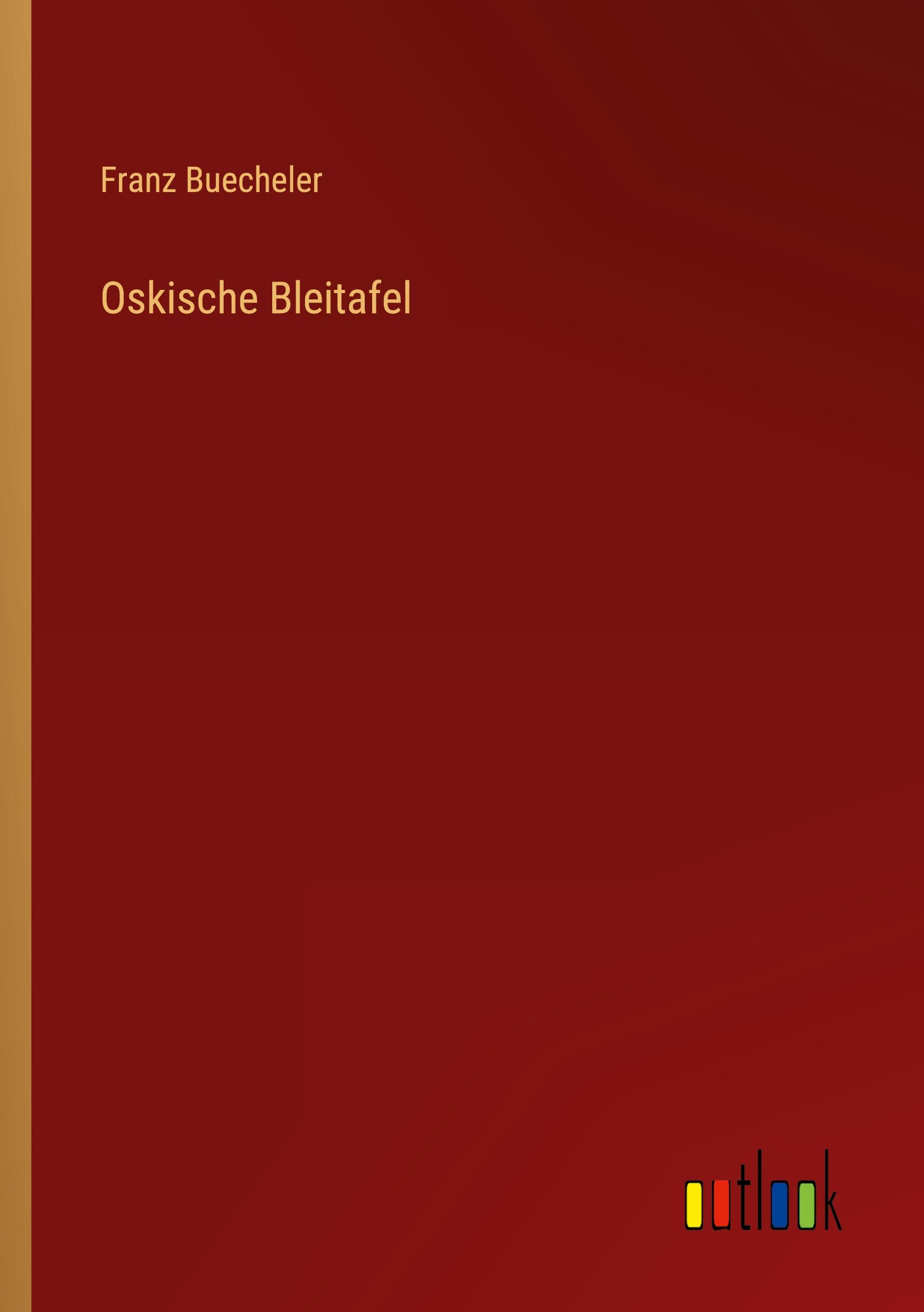 Oskische Bleitafel