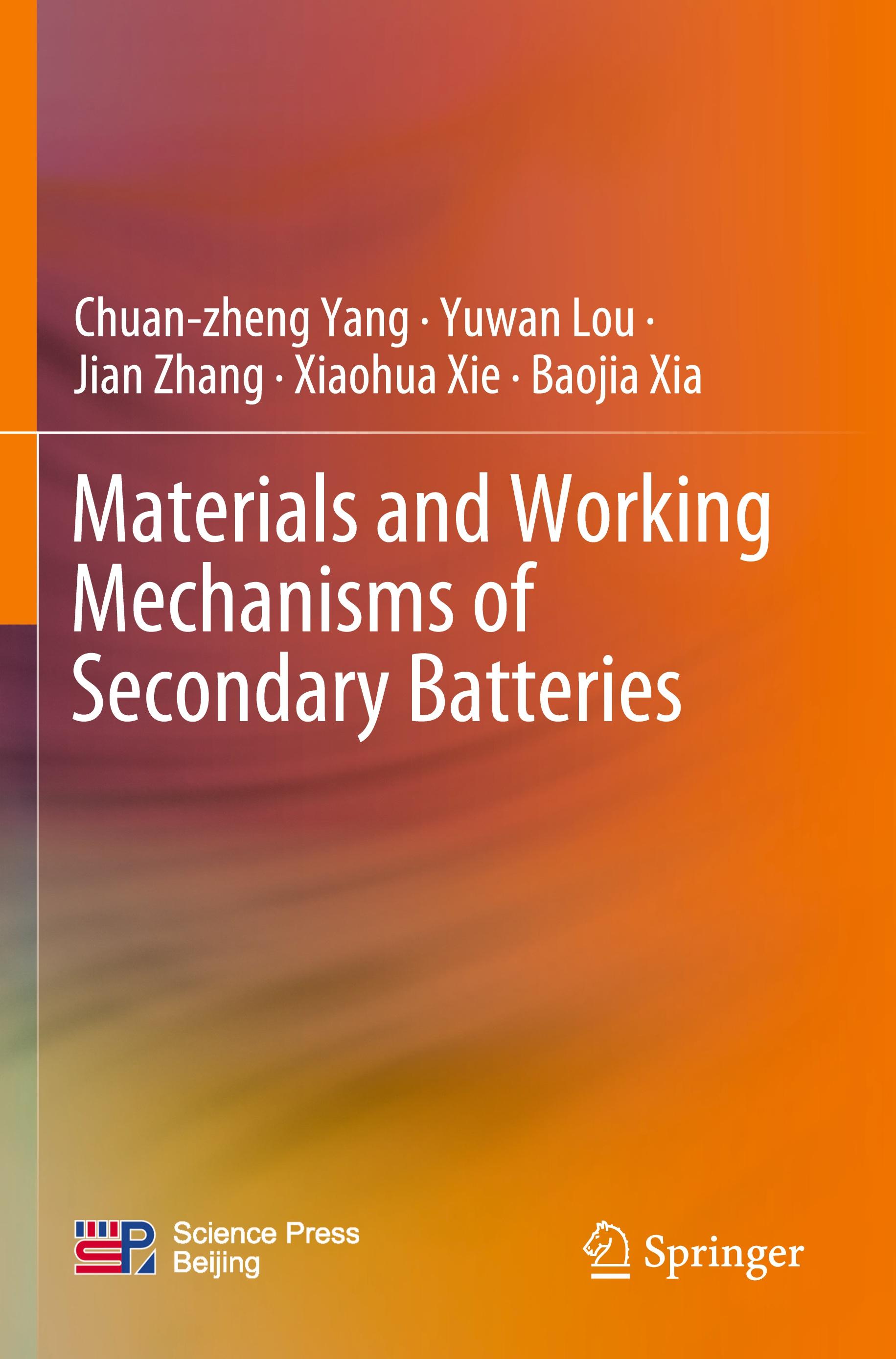 Materials and Working Mechanisms of Secondary Batteries