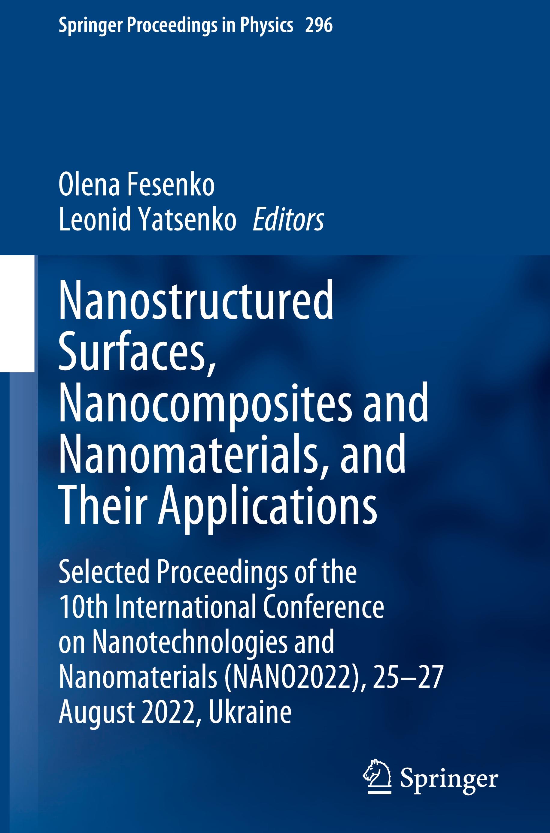 Nanostructured Surfaces, Nanocomposites and Nanomaterials, and Their Applications