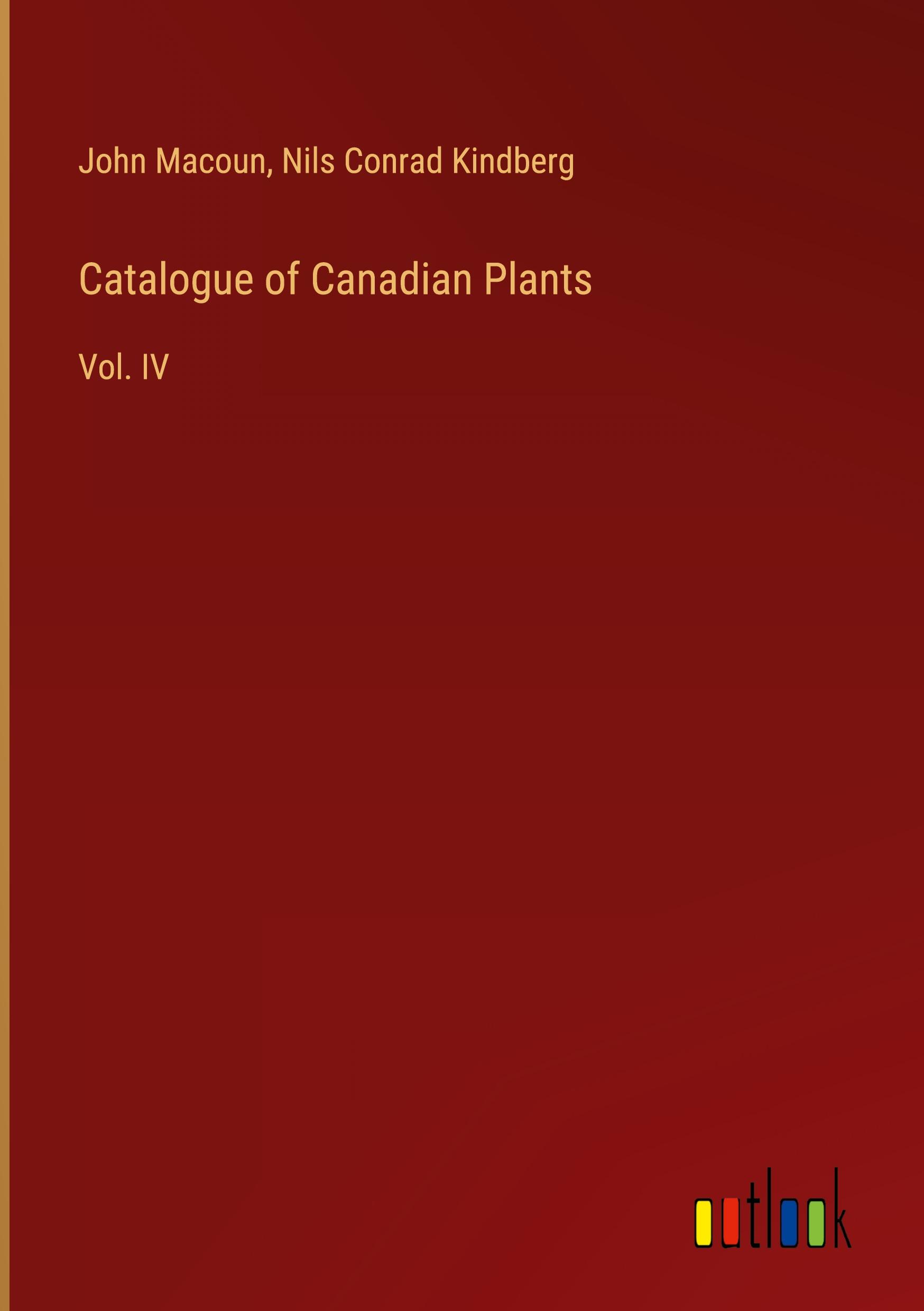 Catalogue of Canadian Plants