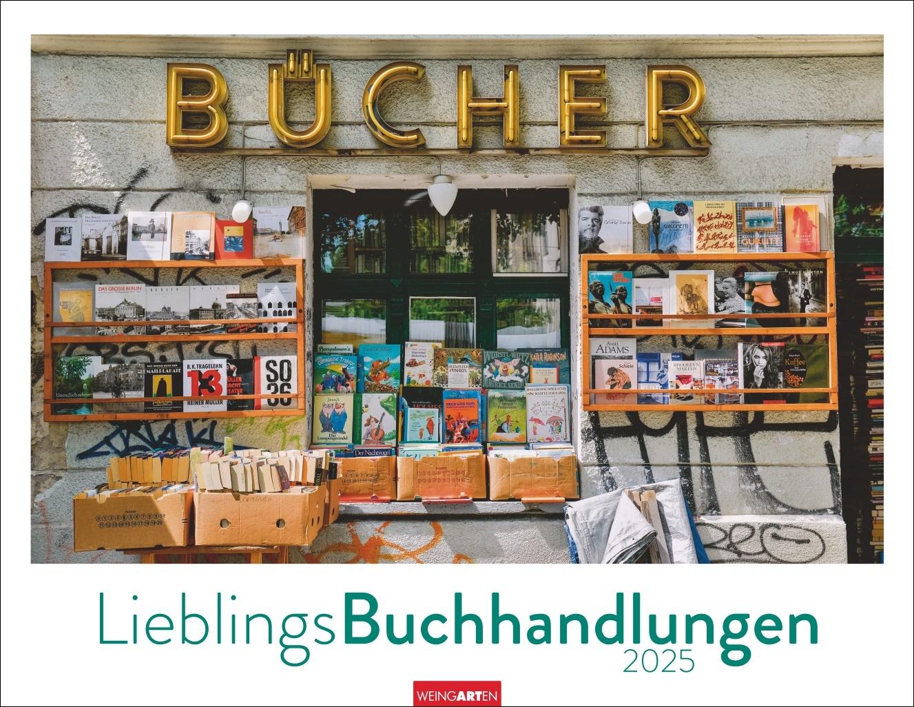 Lieblings-Buchhandlungen Kalender 2025