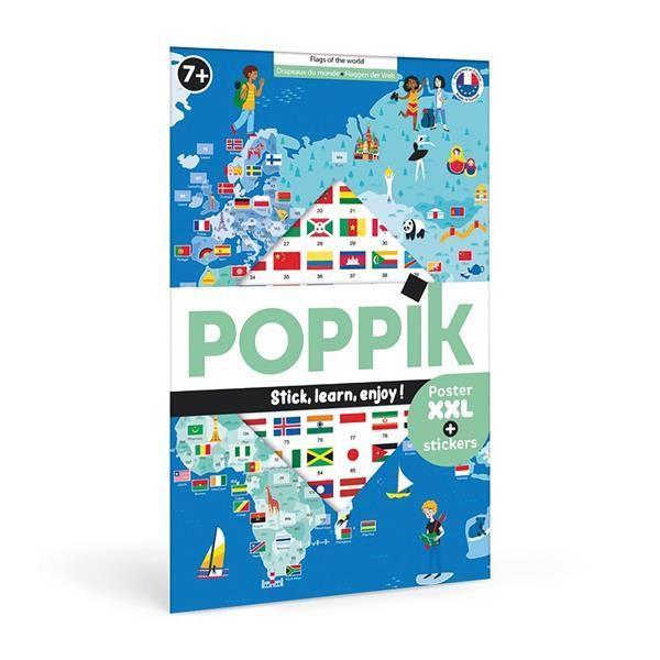 POPPIK - Lernposter & Sticker Flaggen der Welt