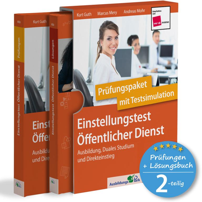 Einstellungstest Öffentlicher Dienst: Prüfungspaket mit Testsimulation