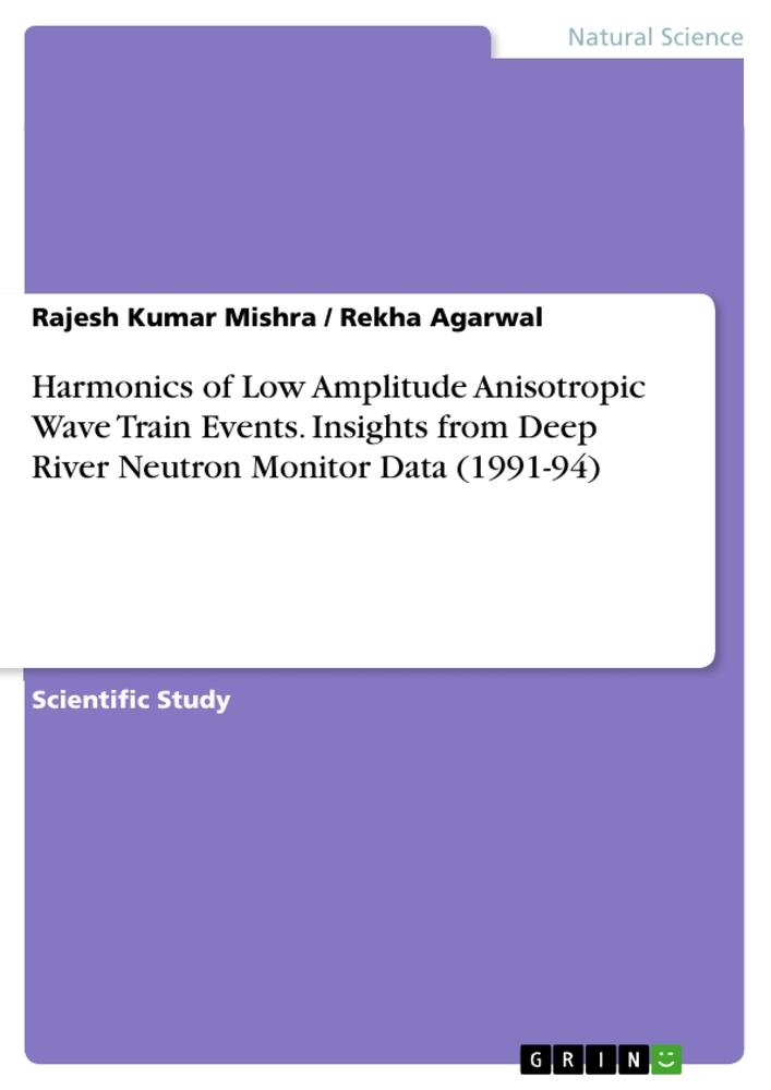 Harmonics of Low Amplitude Anisotropic Wave Train Events. Insights from Deep River Neutron Monitor Data (1991-94)