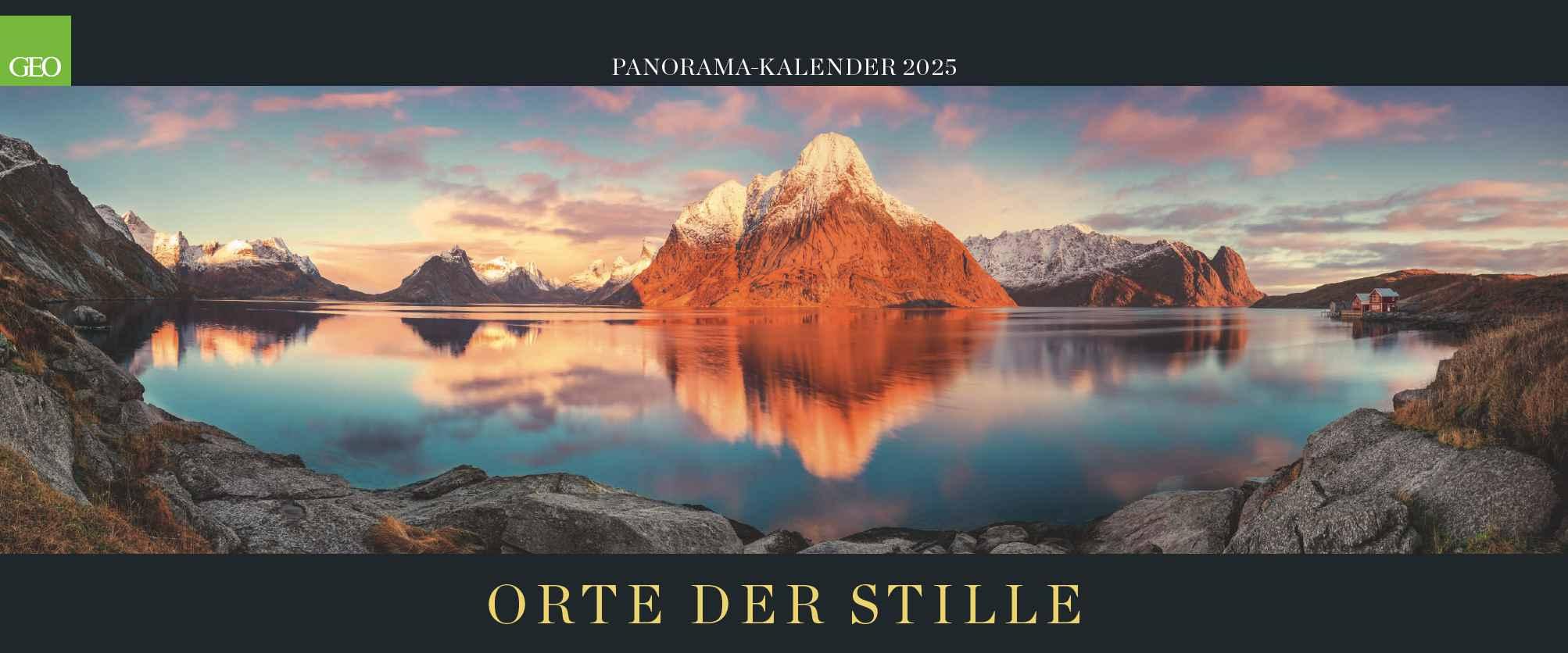 GEO Panorama: Orte der Stille 2025 - Panorama-Kalender - Wand-Kalender - Groß-Formate - 120x50