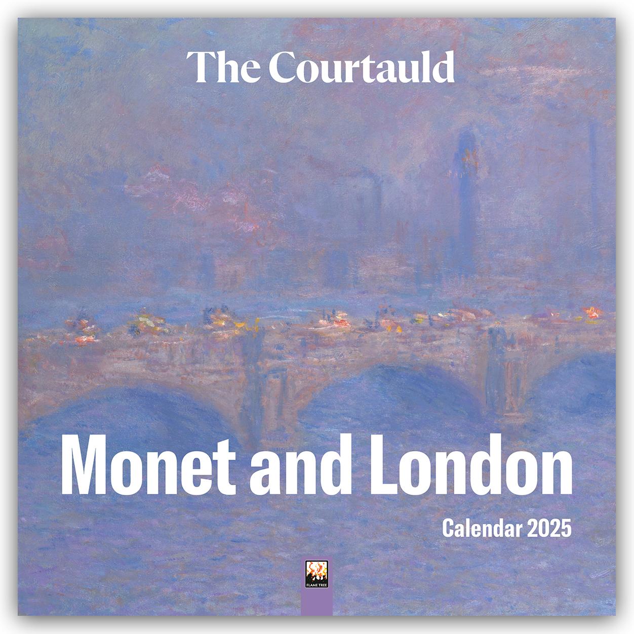 The Courtauld: Monet and London Wall Calendar 2025 (Art Calendar)