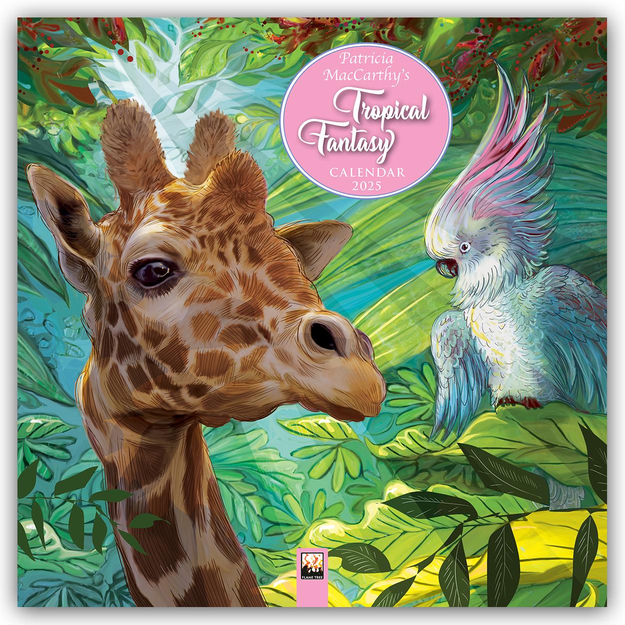 Patricia MacCarthy's Tropical Fantasy Wall Calendar 2025 (Art Calendar)