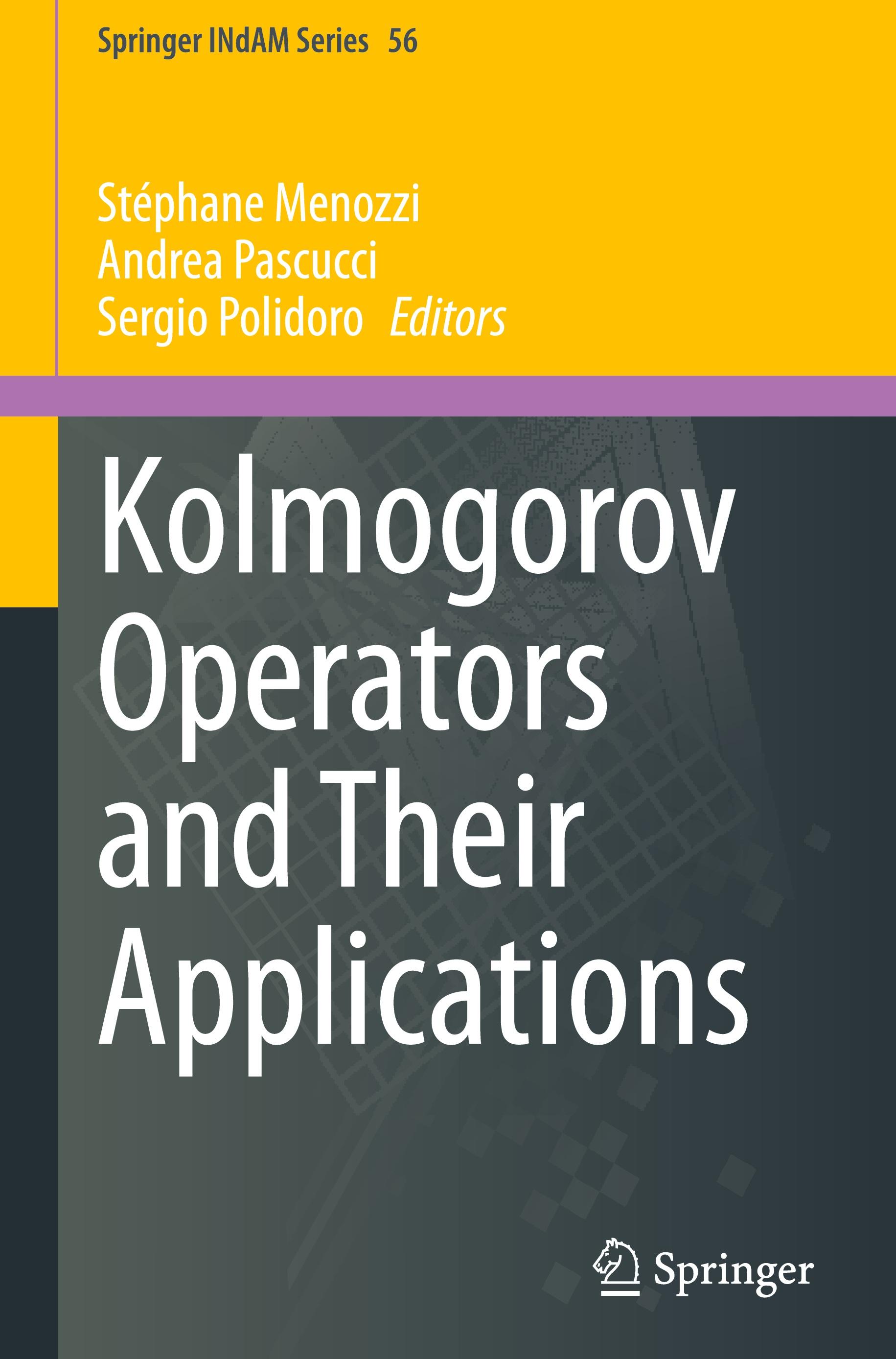 Kolmogorov Operators and Their Applications