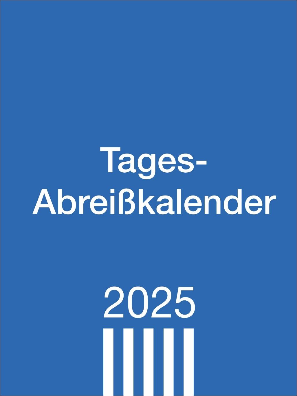 Tagesabreißkalender klein 2025