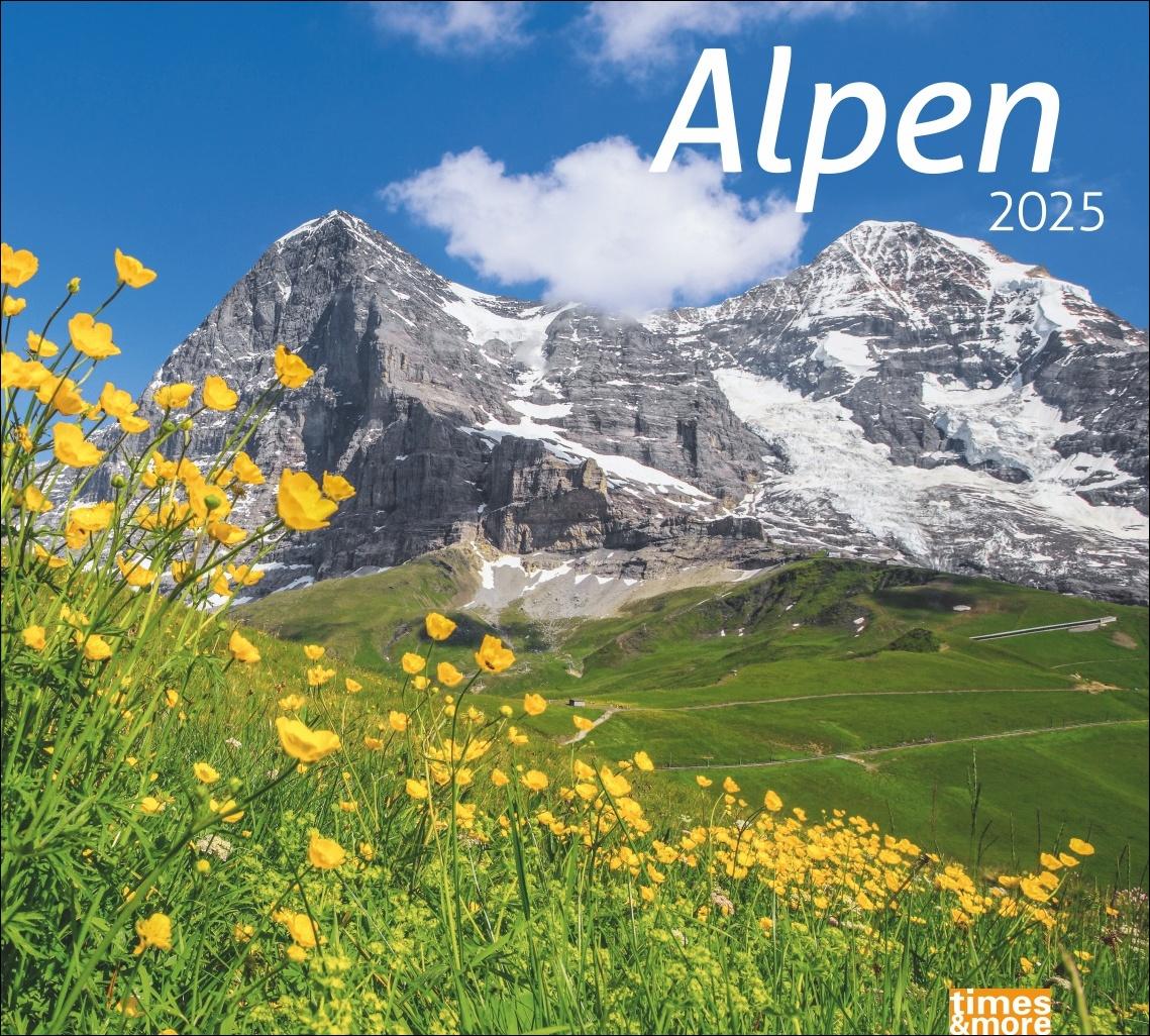 Alpen Bildkalender 2025