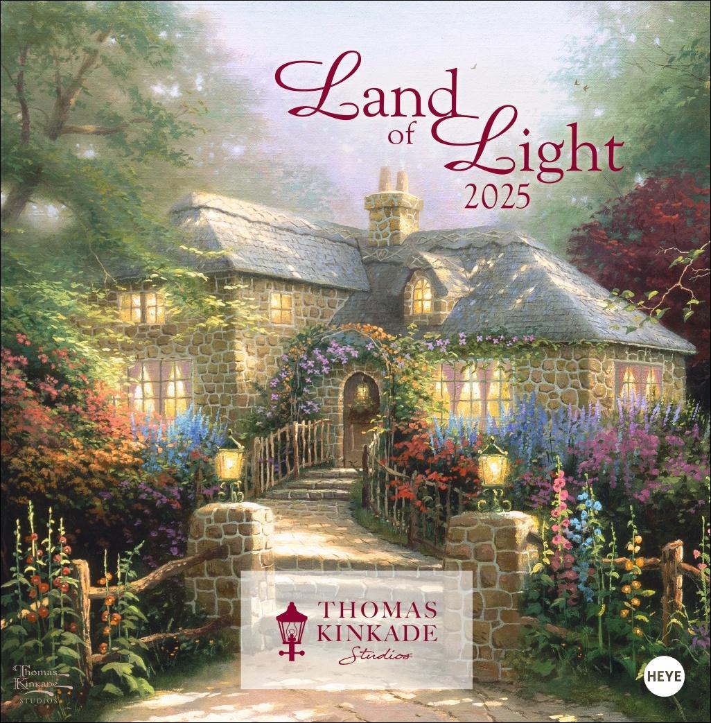 Thomas Kinkade: Land of Light Broschurkalender 2025