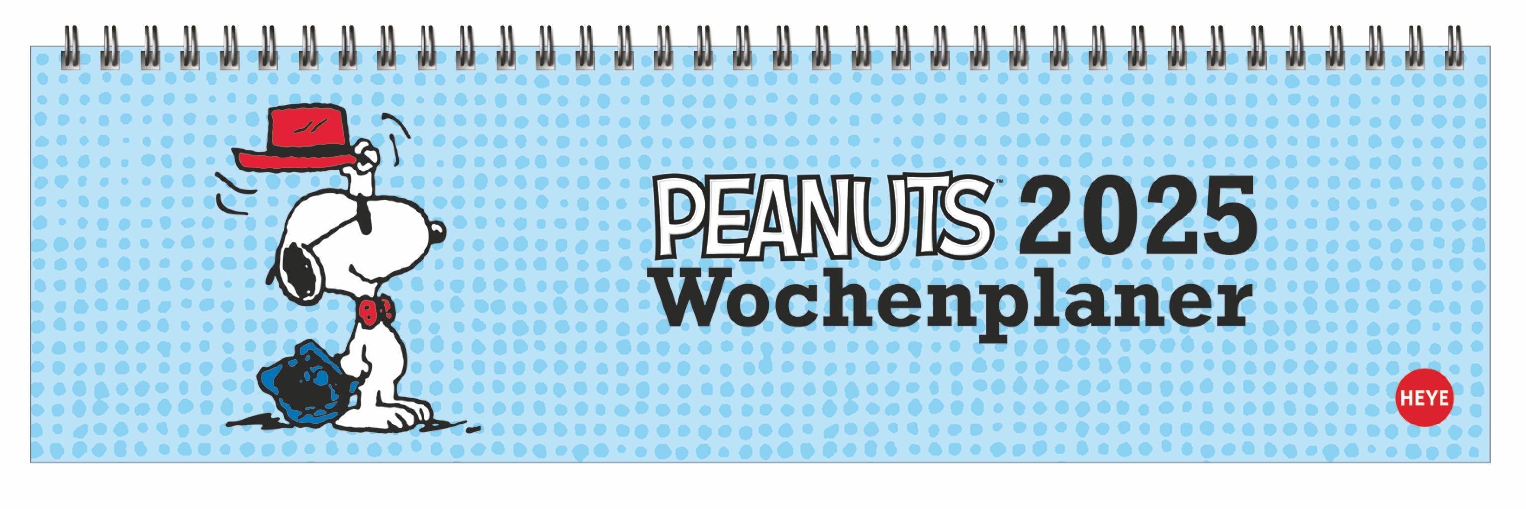 Peanuts Wochenquerplaner 2025