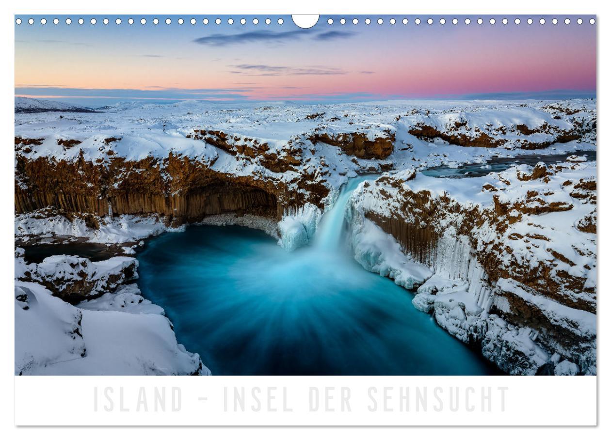 Island - Insel der Sehnsucht (Wandkalender 2025 DIN A3 quer), CALVENDO Monatskalender