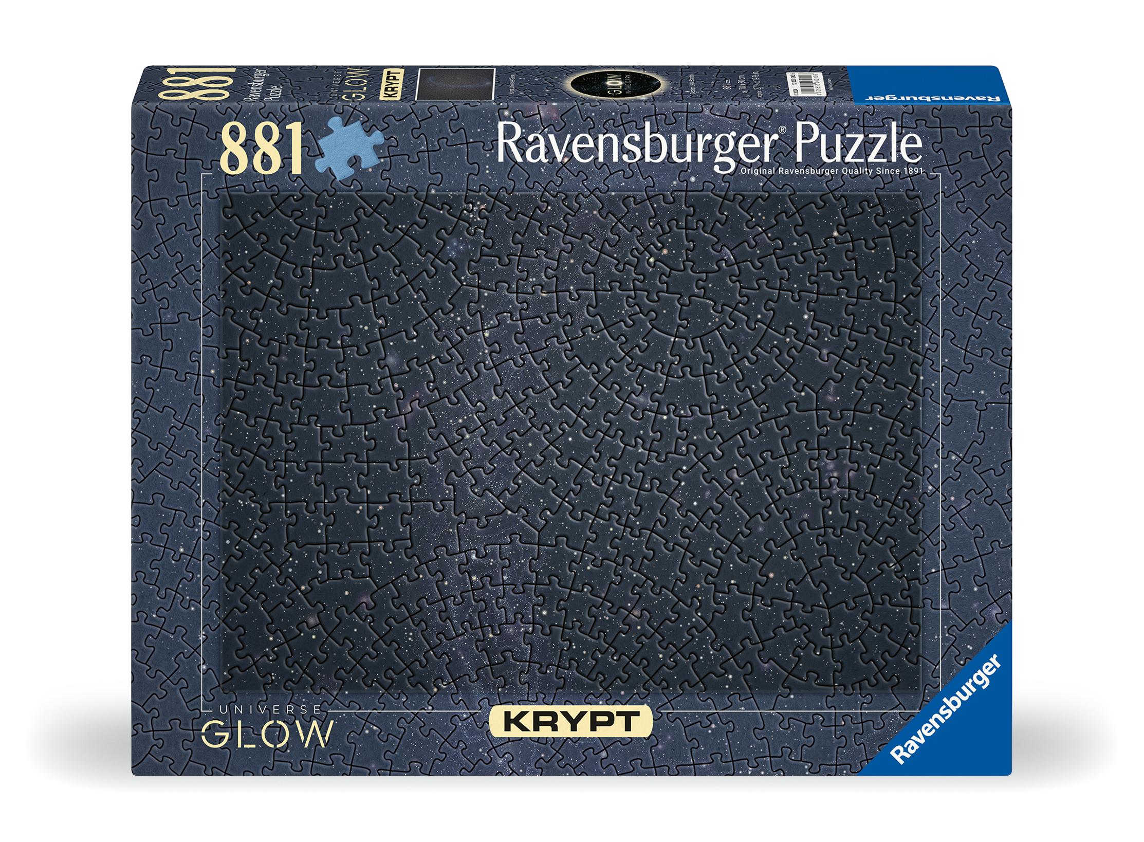 Ravensburger Puzzle 12000240 - Krypt Puzzle Universe Glow - Schweres Puzzle für Erwachsene und Kinder ab 14 Jahren, mit 881 Teilen