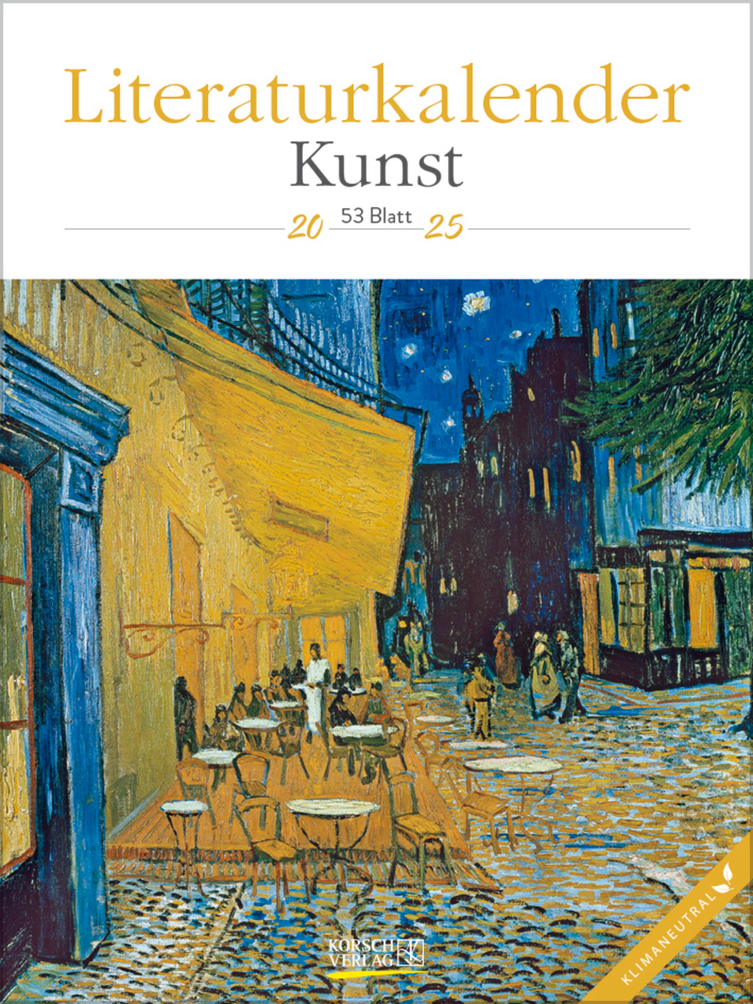 Literaturkalender Kunst 2025