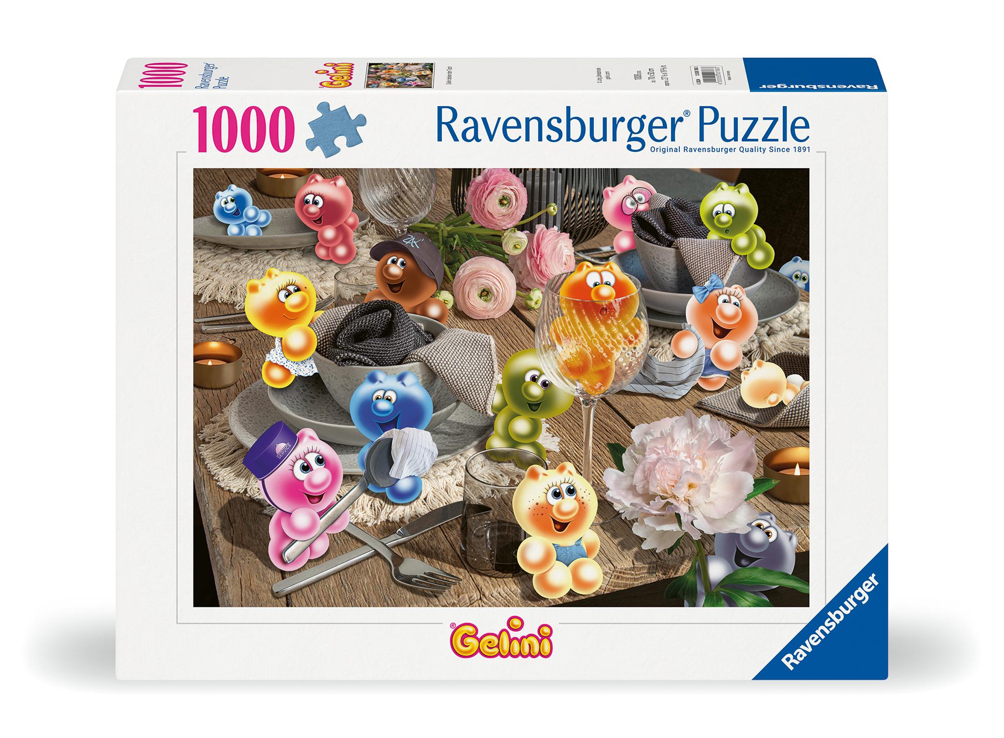 Ravensburger Puzzle 12000788 - Gelini decken den Tisch - 1000 Teile Puzzle für Erwachsene ab 14 Jahren