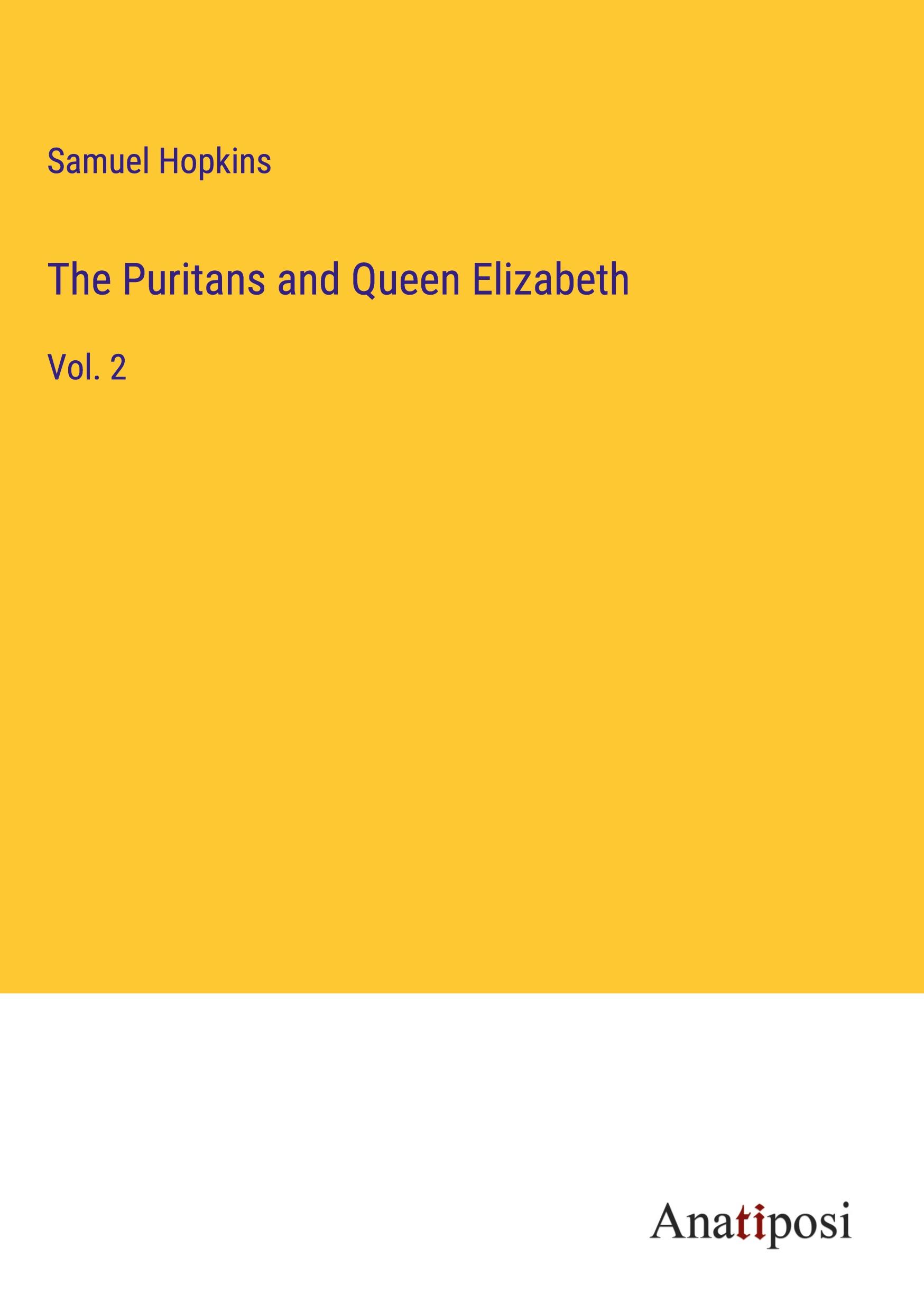 The Puritans and Queen Elizabeth